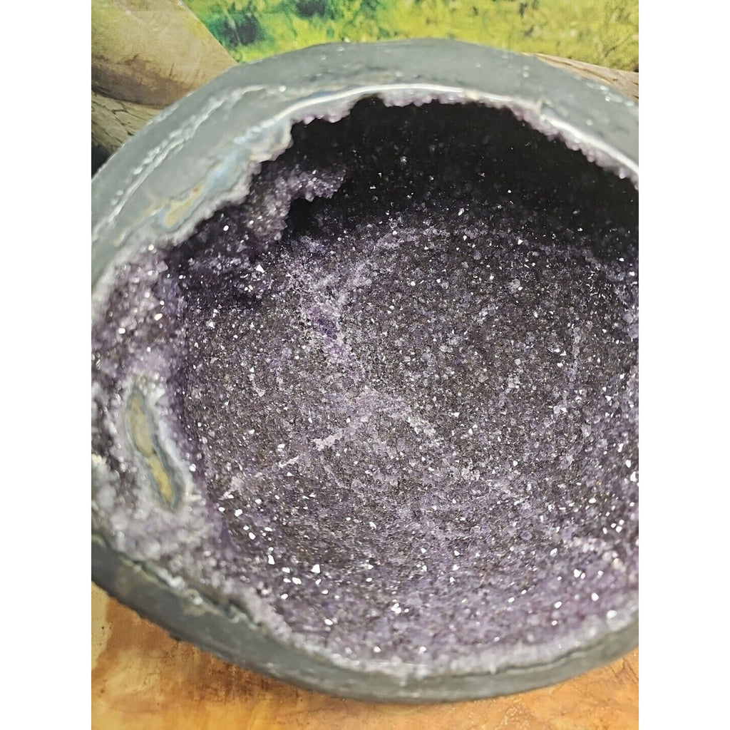 16.8LB TOPNatural Raw raw ore amethyst Quartz Crystal Money Bag Geode Reiki Gem by CrystalCloud Company