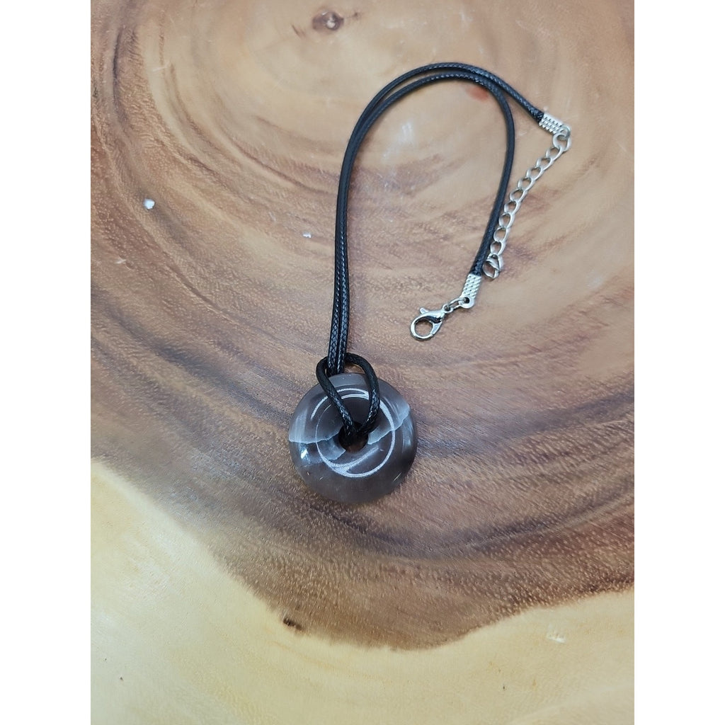 Lucky Pendant 16in Cord Necklace by CrystalCloud Company