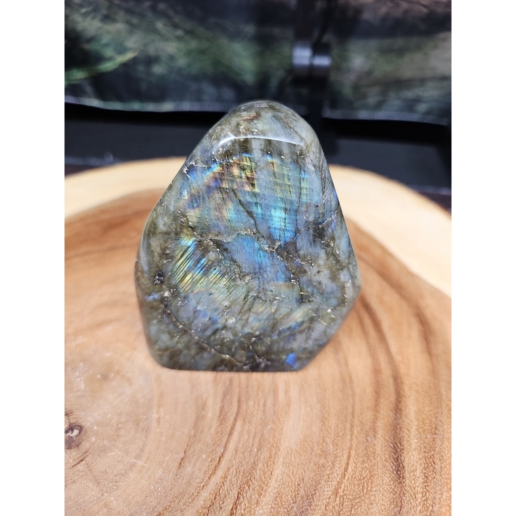 1.48LB 1Pcs Natural Rainbow Labradorite Crystal Spectrolite Stone by CrystalCloud Company