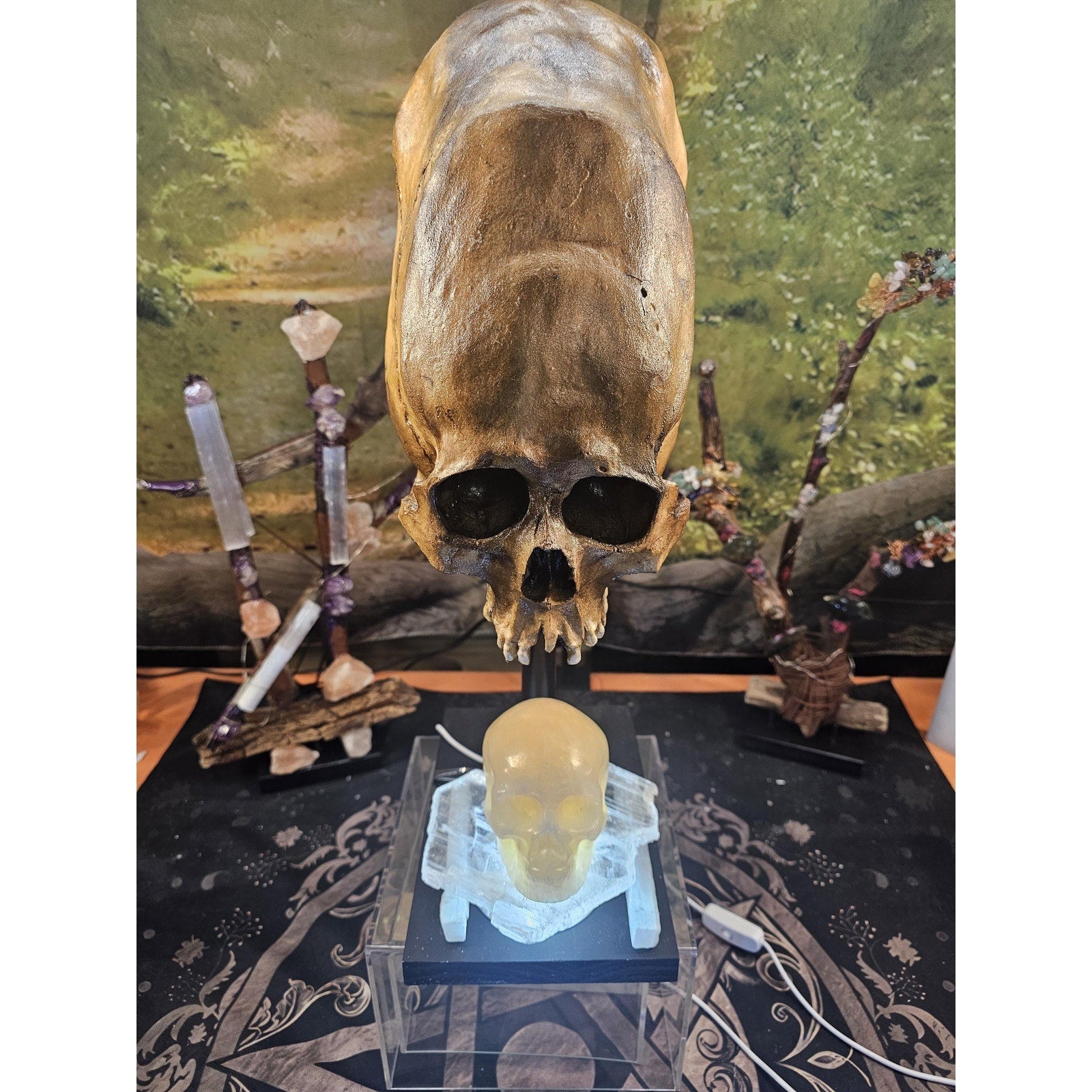 Skull Statement Piece by CrystalCloud Company