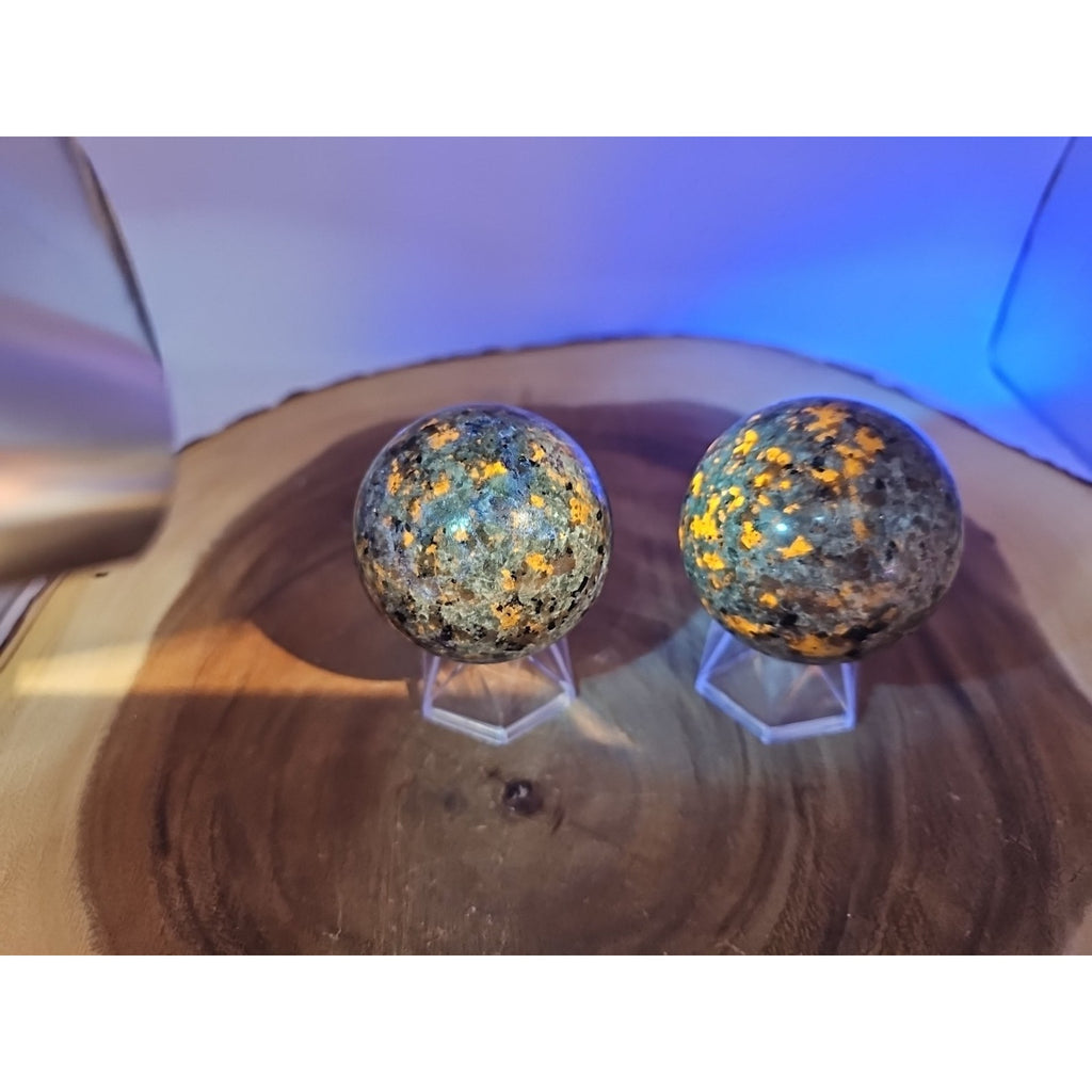 Yooperlite Stone Sphere 55mm 1 Each by CrystalCloud Company