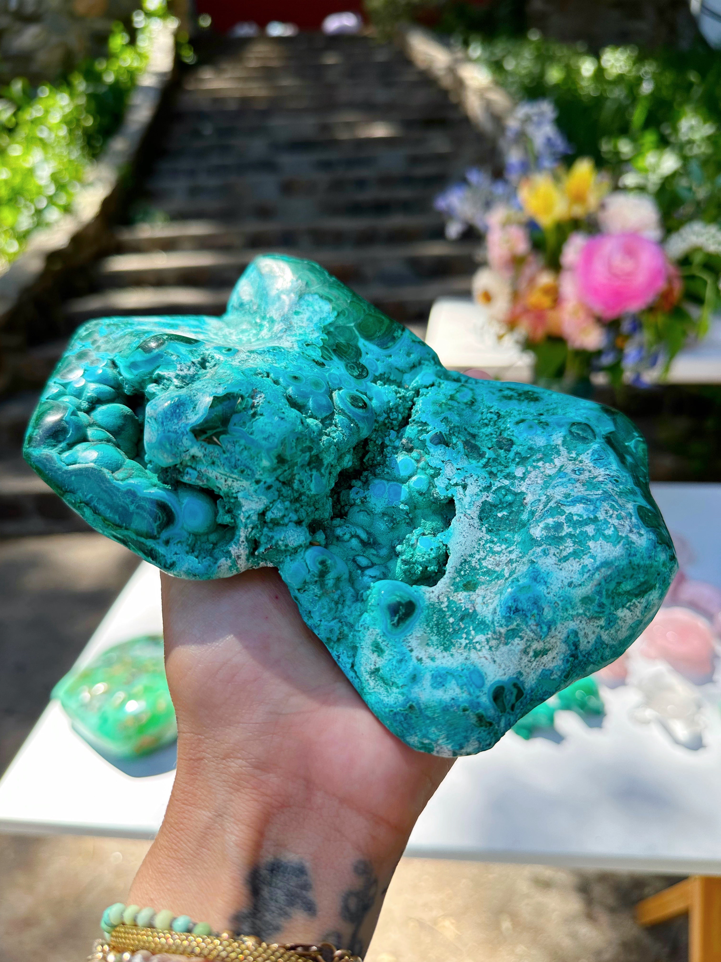 Chrysocolla w/ Malachite