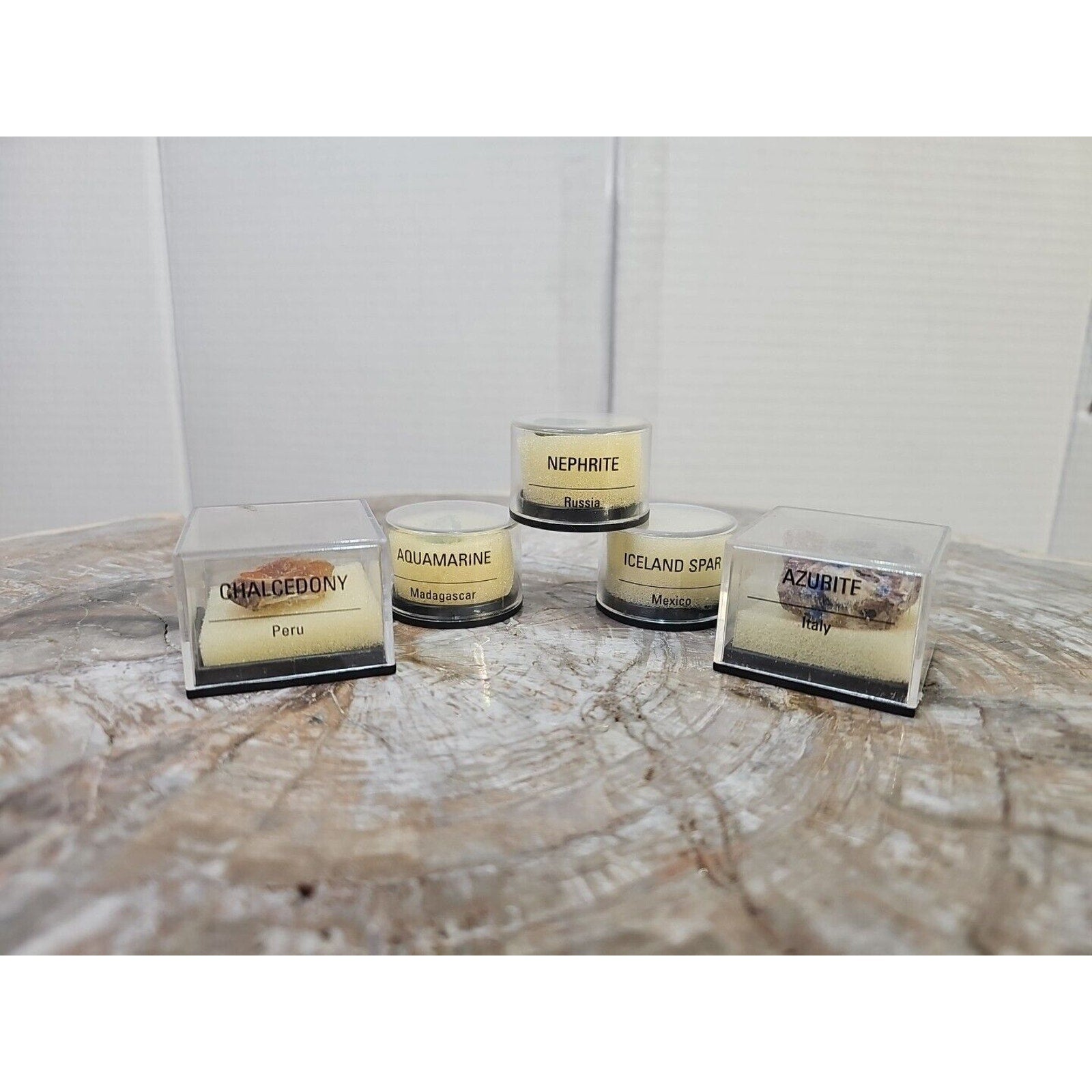 5pcs Micro Mineral Collectibles by CrystalCloud Company