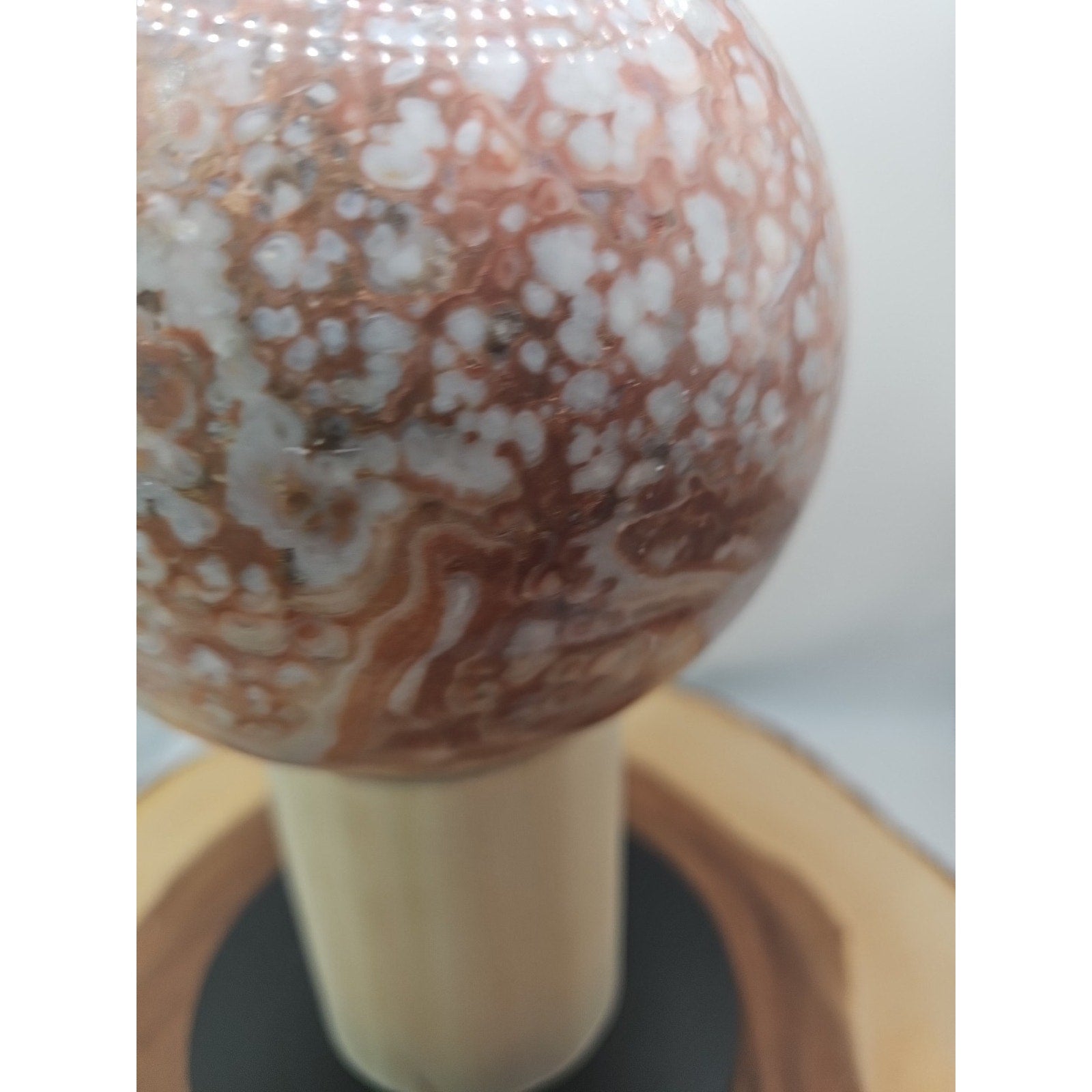 Natural Chocolate Agate Sphere - Grounding Madagascar Gem | 10.42LB by CrystalCloud Company