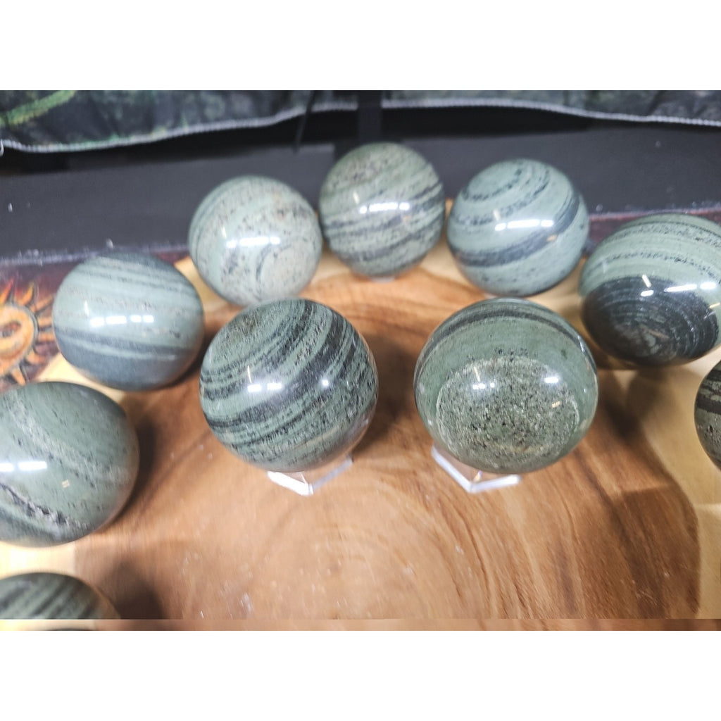 1Pc Natural Medicine King Stone Jasper Crystal Sphere 60mm by CrystalCloud Company