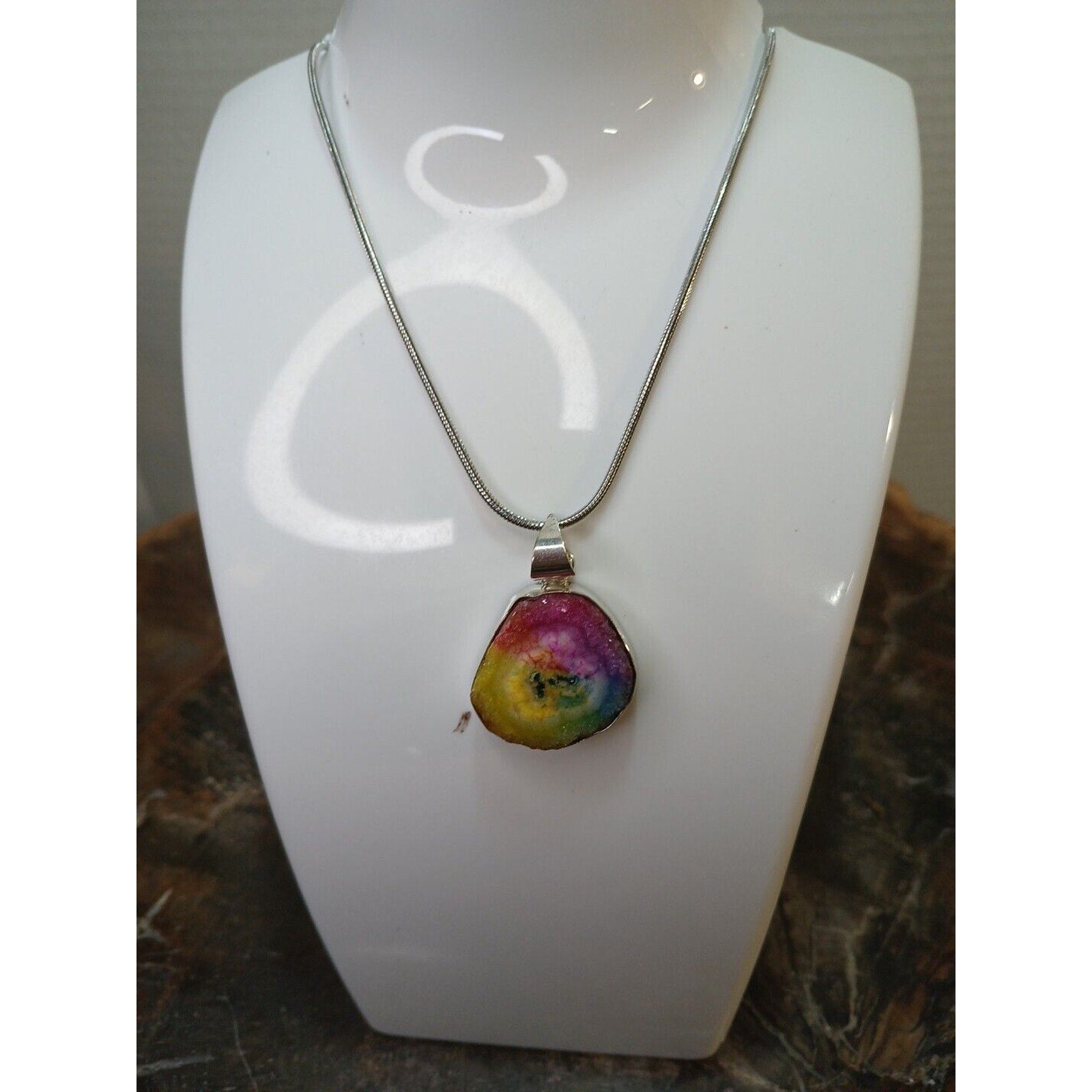 Druzy Necklace by CrystalCloudCompany