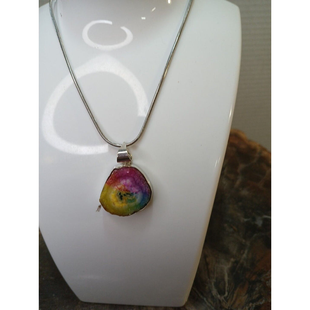 Druzy Necklace by CrystalCloudCompany