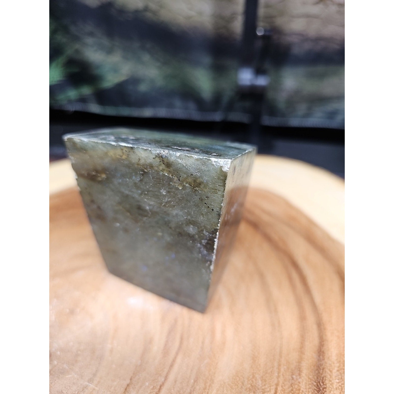 1.11LB 1Pcs Natural Rainbow Labradorite Crystal Spectrolite Stone by CrystalCloud Company