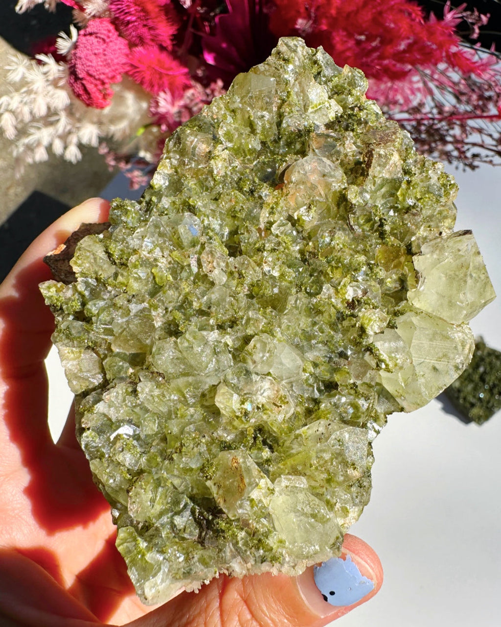 Epidote Quartz Cluster by Baltic Mermaid