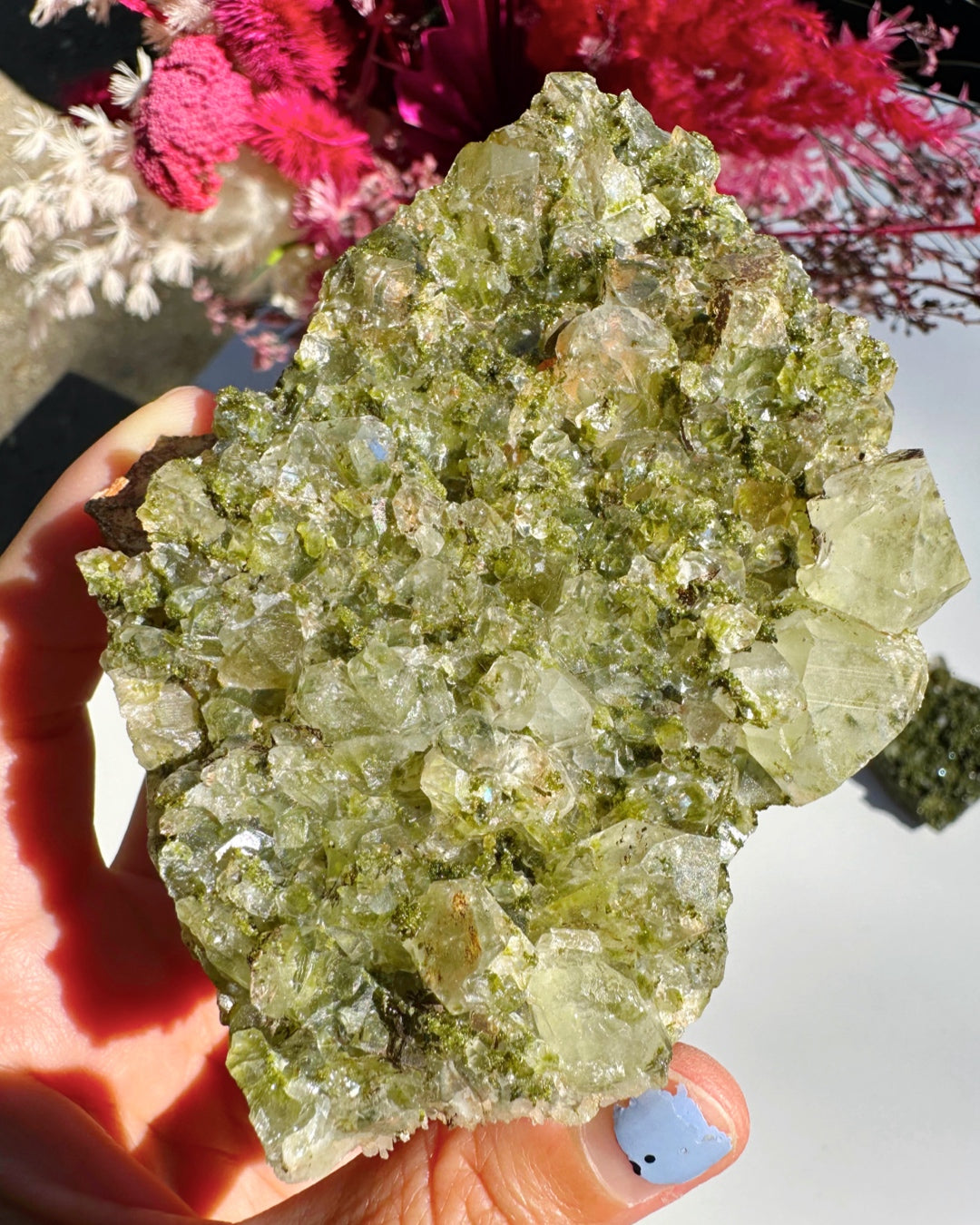 Epidote Quartz Cluster by Baltic Mermaid