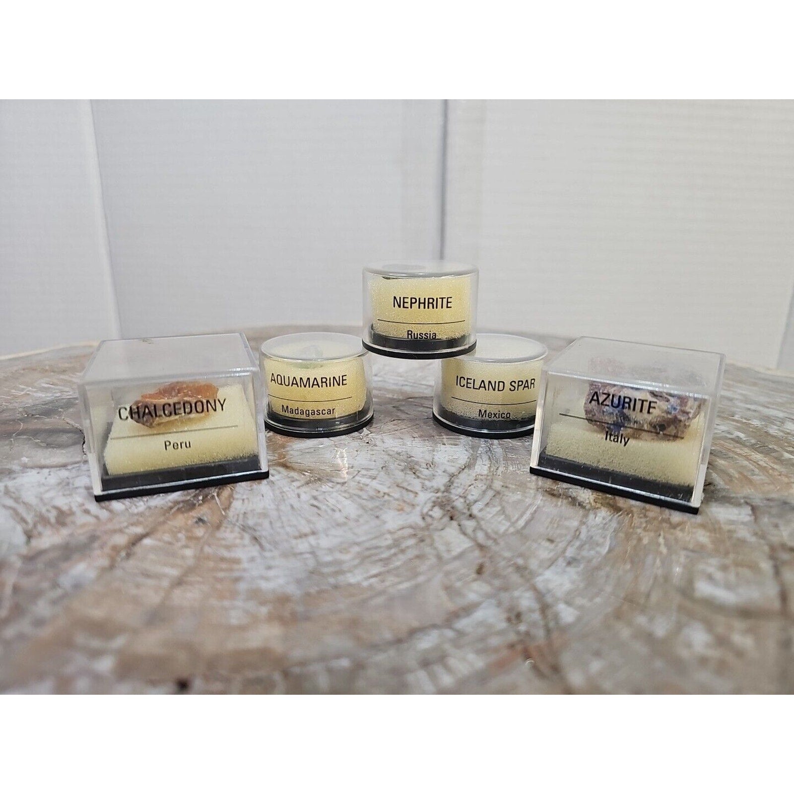 5pcs Micro Mineral Collectibles by CrystalCloud Company