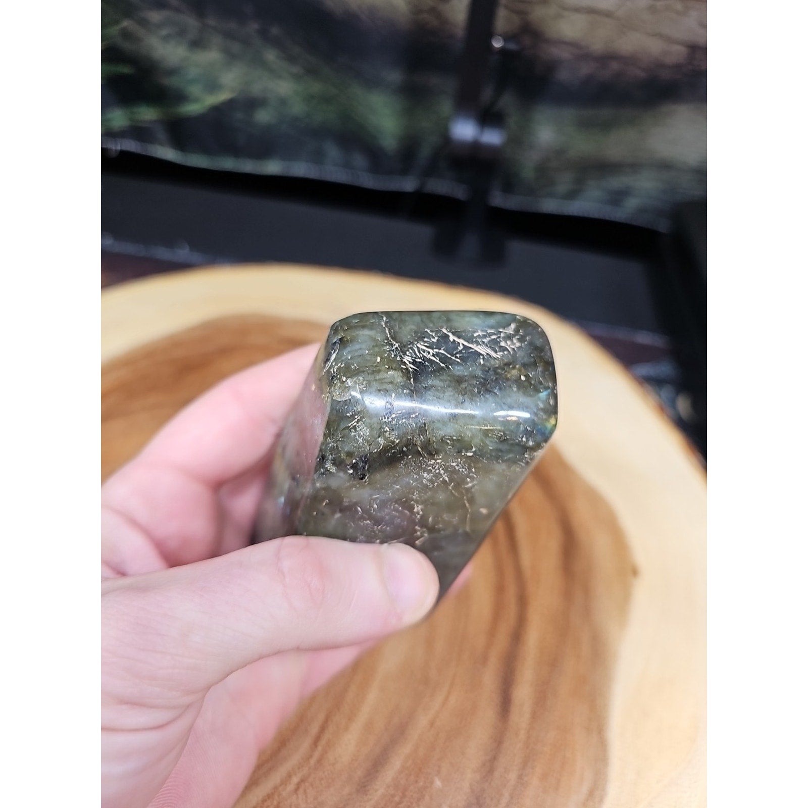 1LB 1Pcs Natural Rainbow Labradorite Crystal Spectrolite Stone by CrystalCloud Company