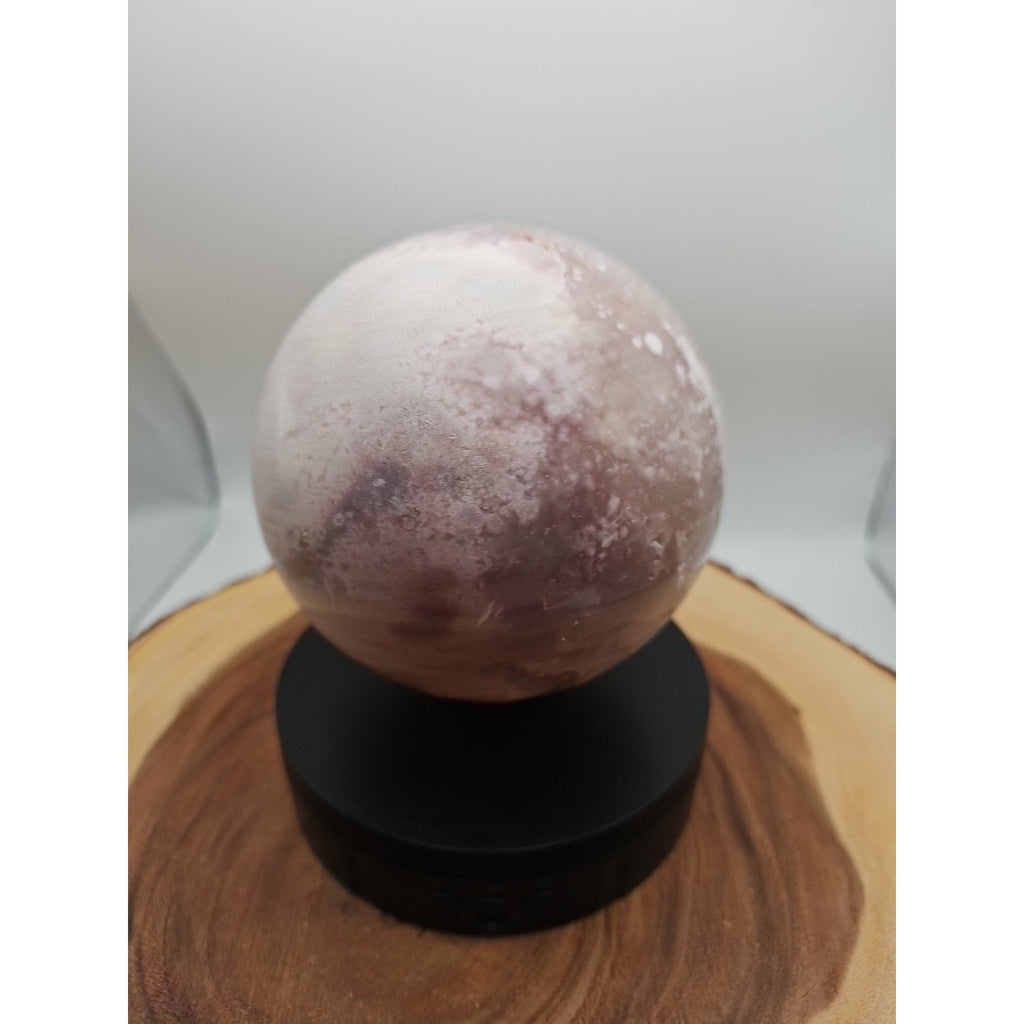 6.55lbs Natural Cherry Blossom Agate Sphere Quartz Crystal Ball by CrystalCloud Company