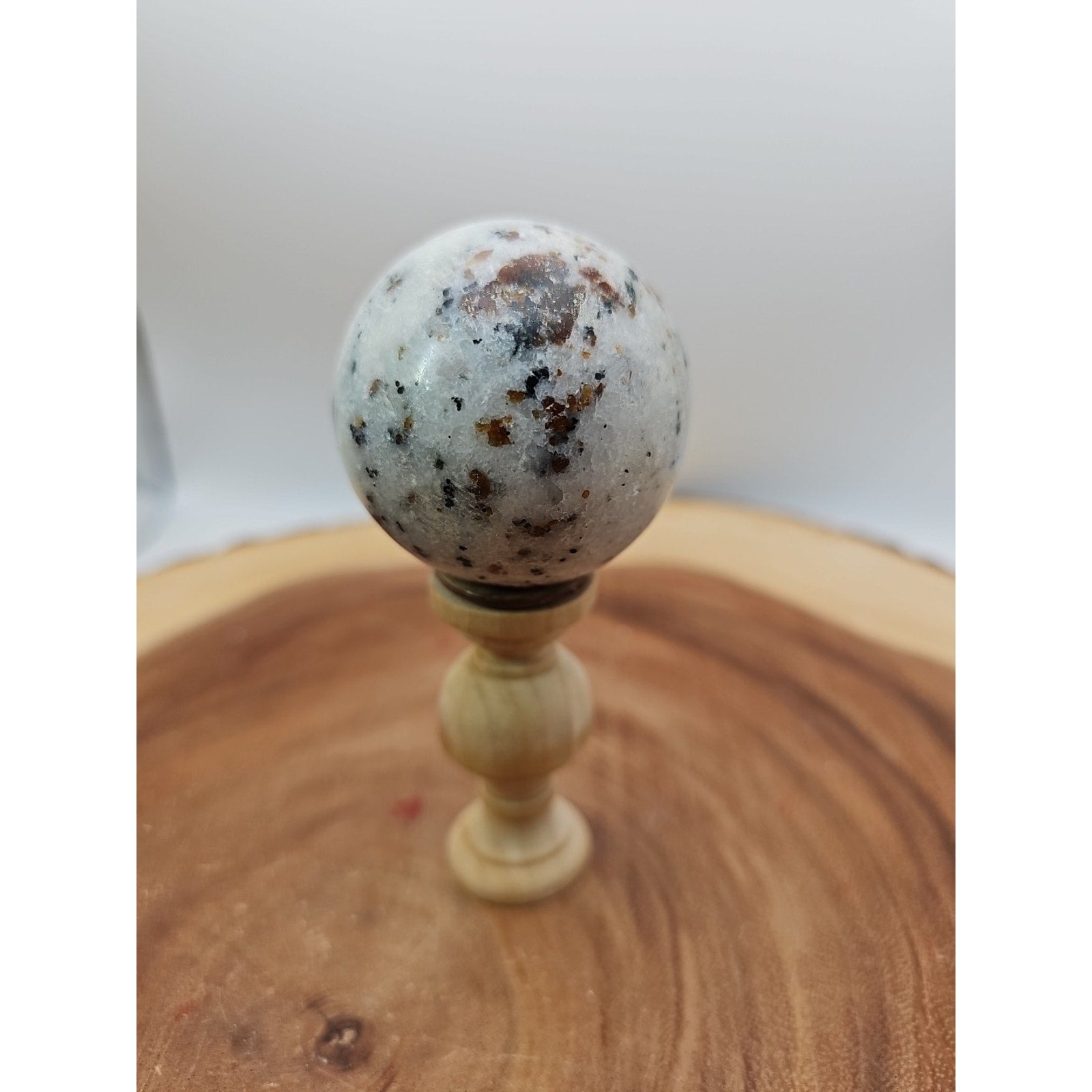 Ocean Jasper Sphere W/Stand 204g by CrystalCloud Company