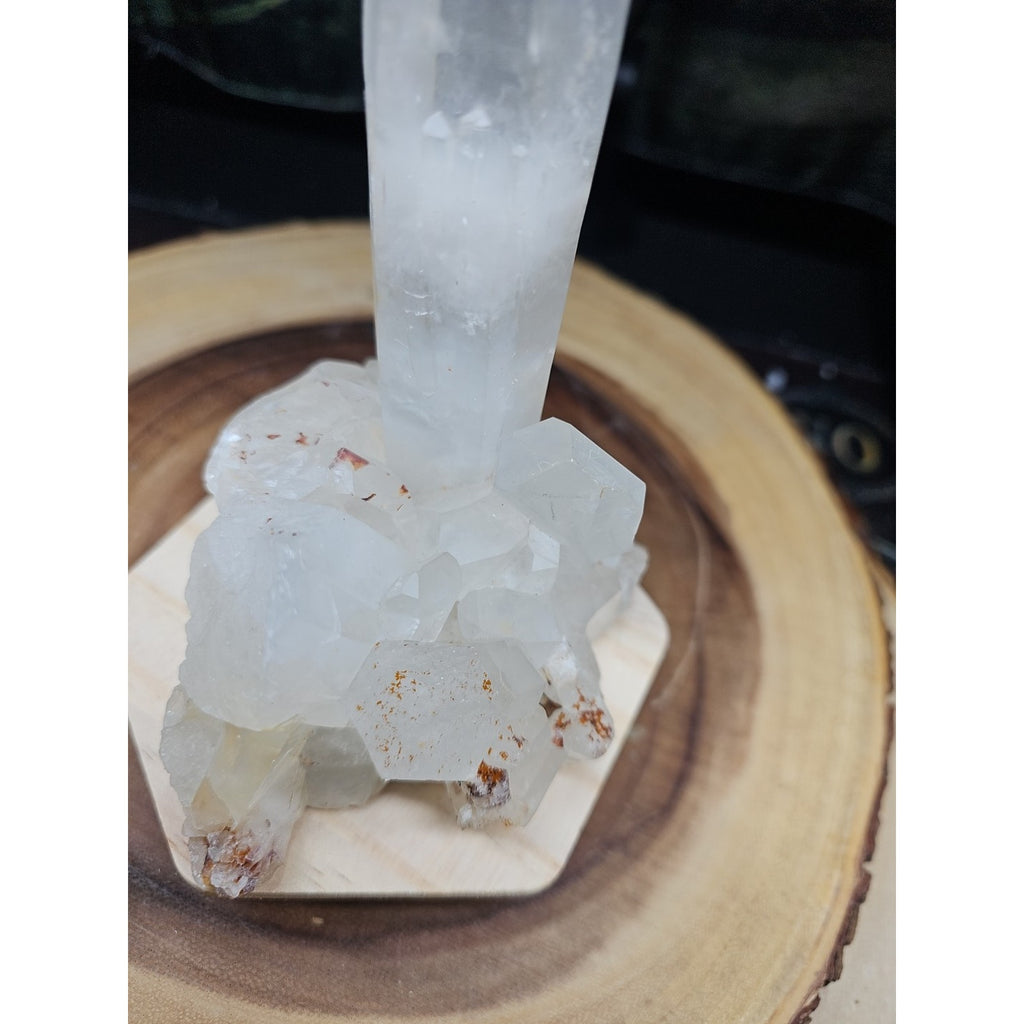 1.28LB Natural Clear White Quartz Crystal Cluster Energy Healing Specimen by CrystalCloud Company