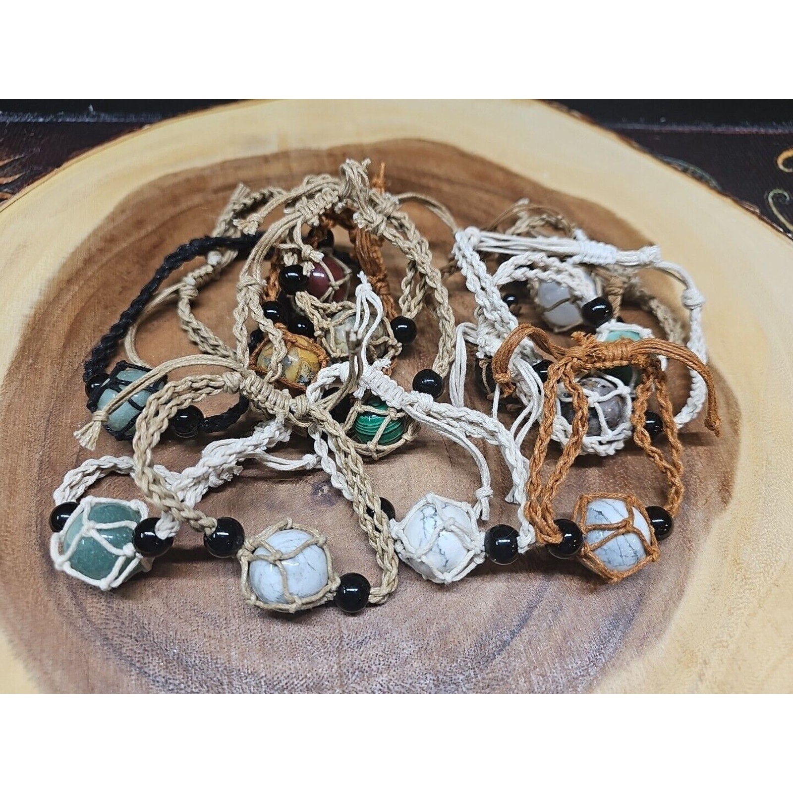 13pcs Hemp Rope Bracklet Lot Wholesale by CrystalCloud Company