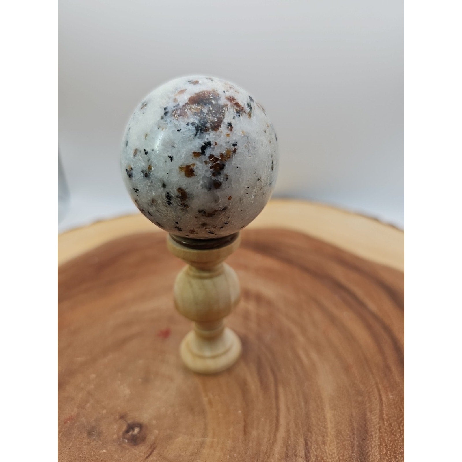 Ocean Jasper Sphere W/Stand 204g by CrystalCloud Company