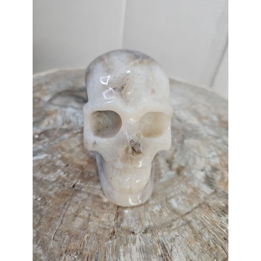 2.2 lb Natural Amethyst Hand-Carved Crystal Skull — Spiritual Collector Piece | CrystalCloud Company by CrystalCloud Company