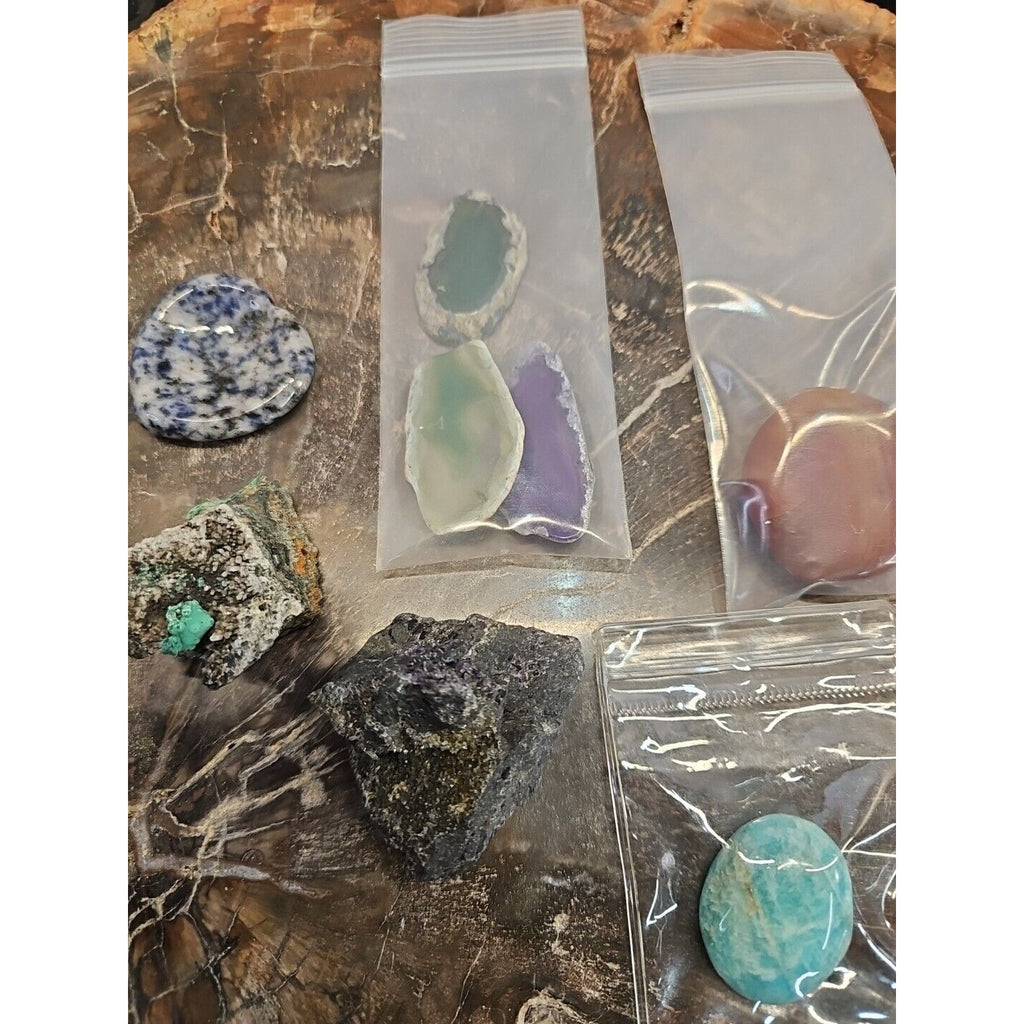 Mixed Crystal Specimen Lot — 8 Natural Pieces, Curated Collection | CrystalCloud Company by CrystalCloud Company