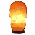 Skull Shaped Salt Lamp - 9.5" avg. - Cord, Bulb, Dimmer by Sacred Crystals