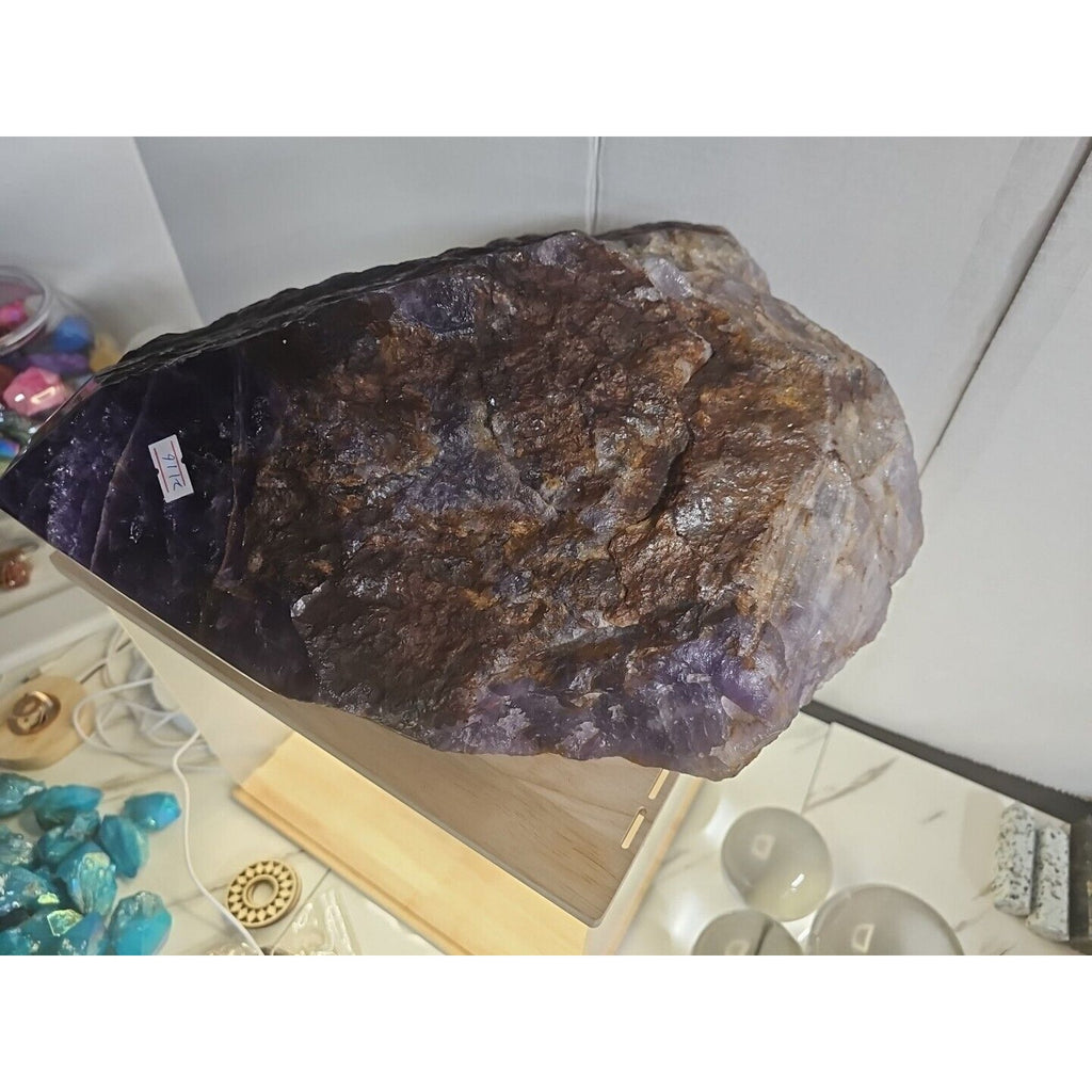 Large Natural Amethyst Geode Cluster — 36.3 lbs, Brazil | CrystalCloud Company by CrystalCloud Company