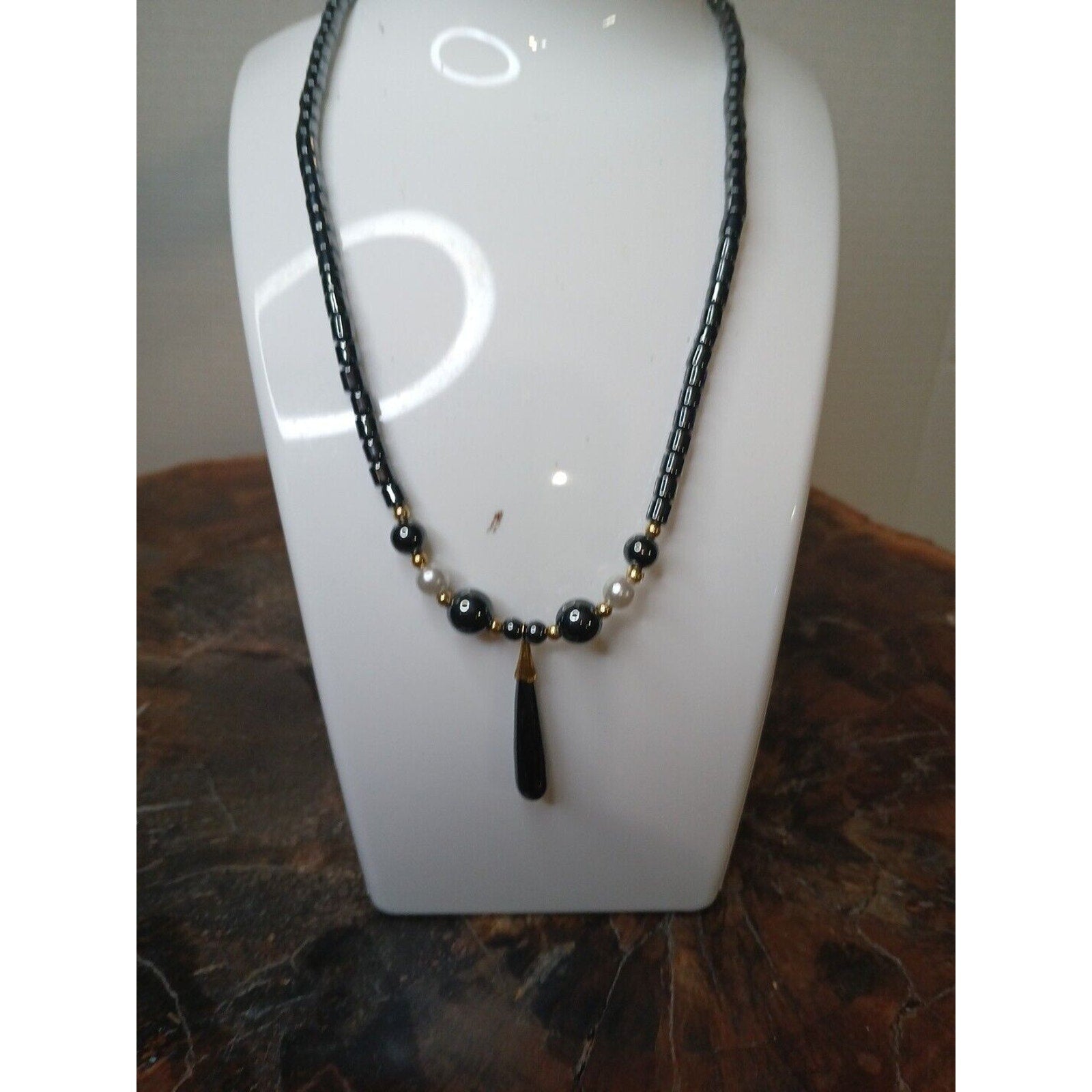 Natural Jasper Stone Necklace by CrystalCloudCompany