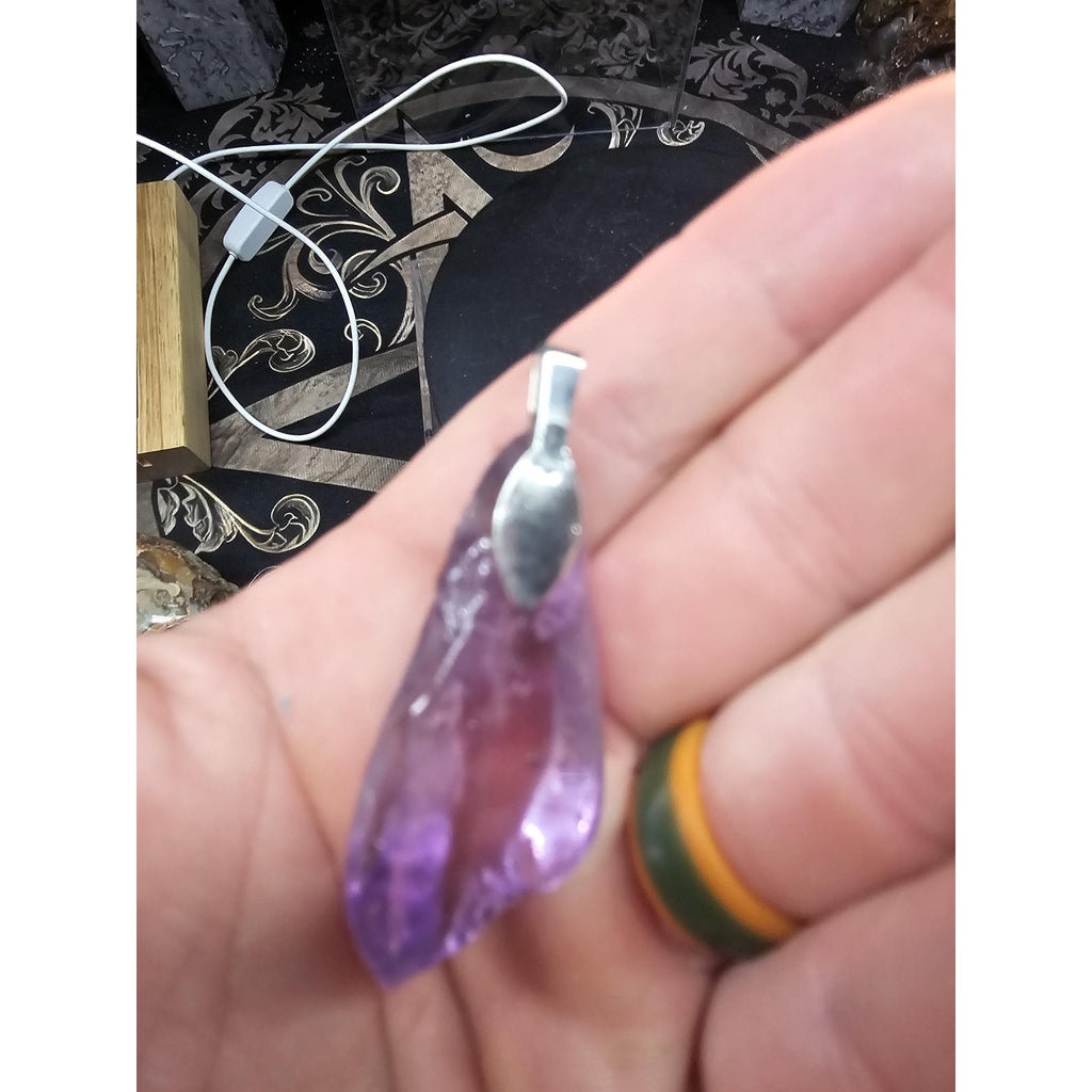 Amethyst Crystal Necklace by CrystalCloud Company