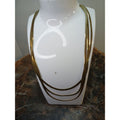 14k Gold plated necklace by CrystalCloud Company