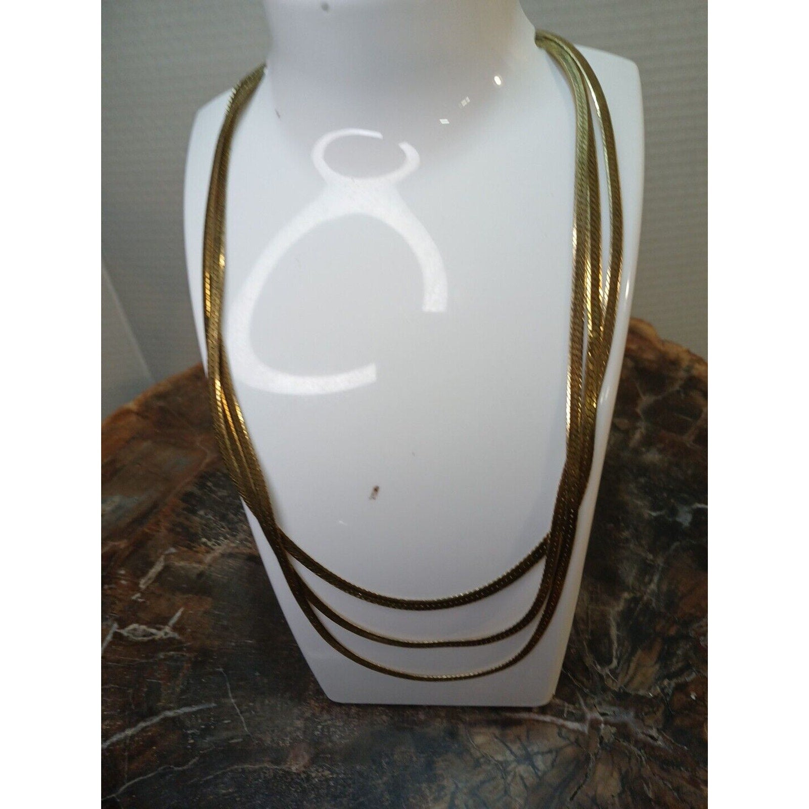 14k Gold plated necklace by CrystalCloud Company