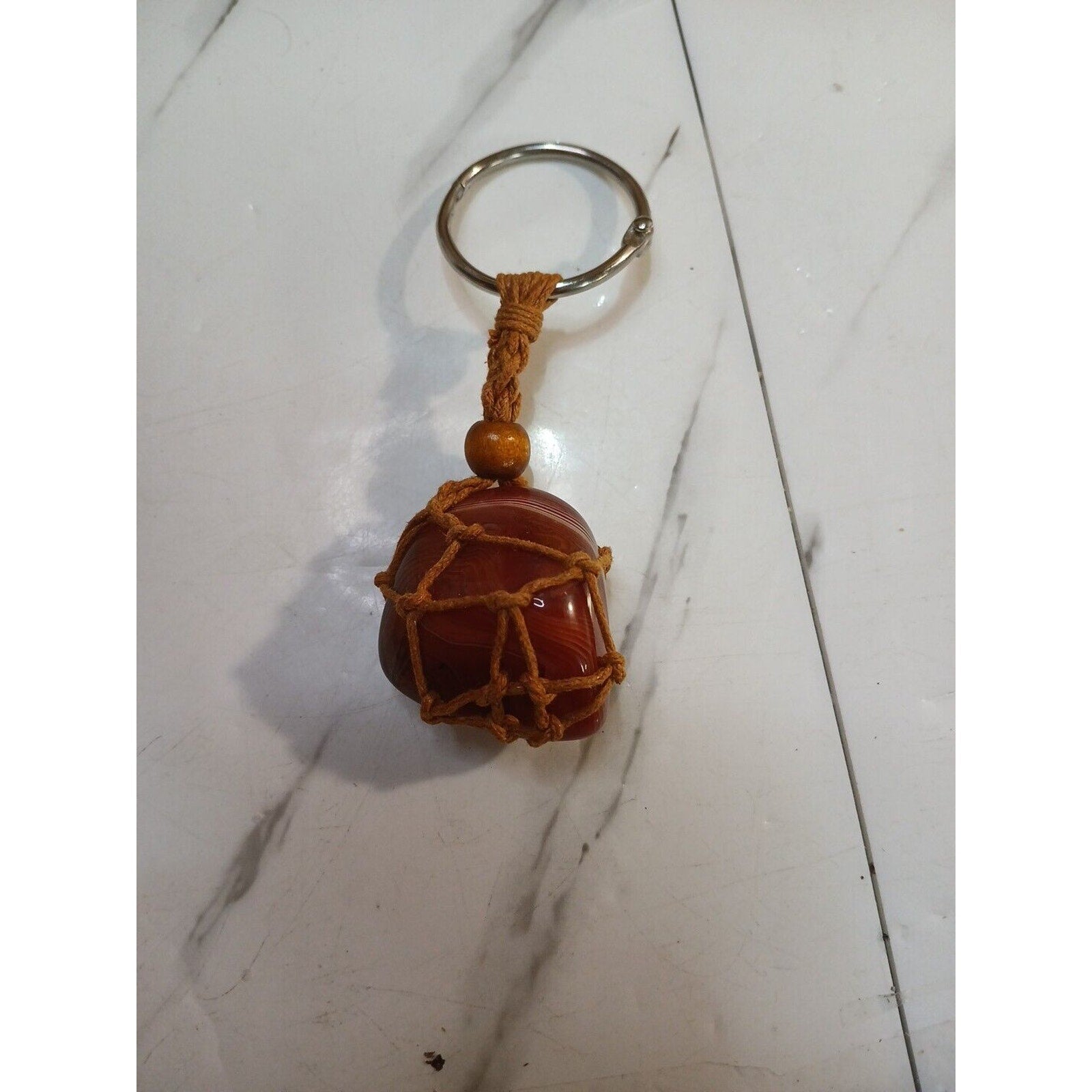Agate key chain by CrystalCloud Company