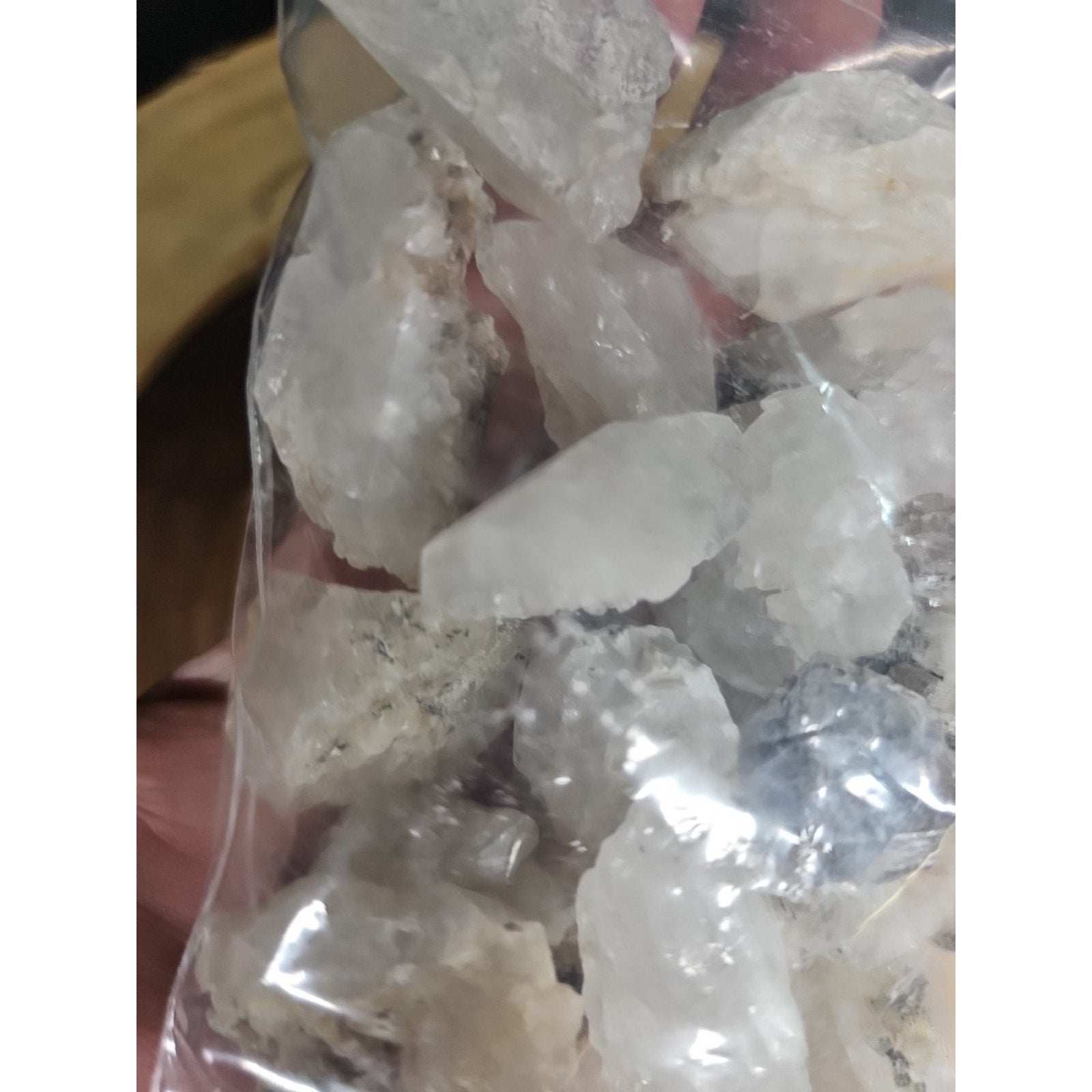 Natural Quartz Crystal pieces from Fonda, NY (aka Herkimer Diamond) 333grams by CrystalCloud Company