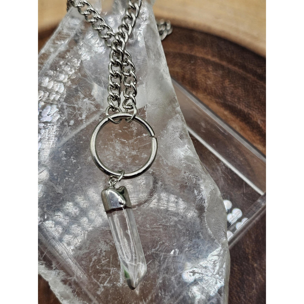 Quartz Point pendant necklace by CrystalCloud Company