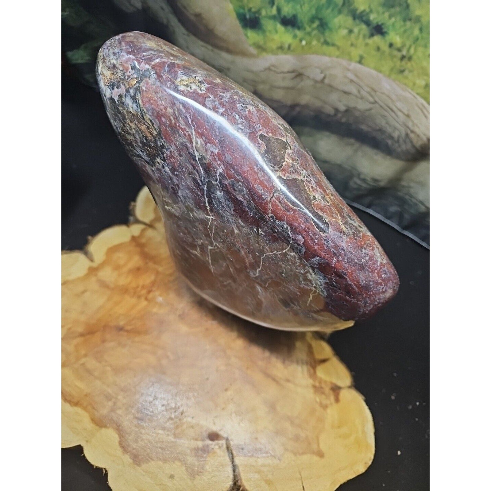 16.6LB Natural Chicken Blood Stone Quartz Crystal Mineral specimen healing by CrystalCloud Company