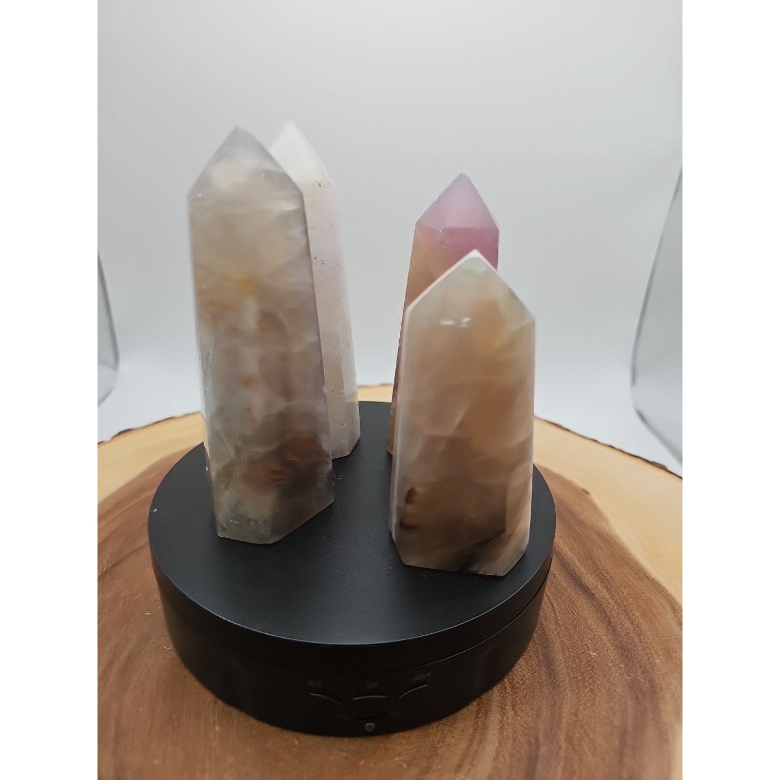 Fluorite crystals Set Of 4,2.52lbs by CrystalCloud Company