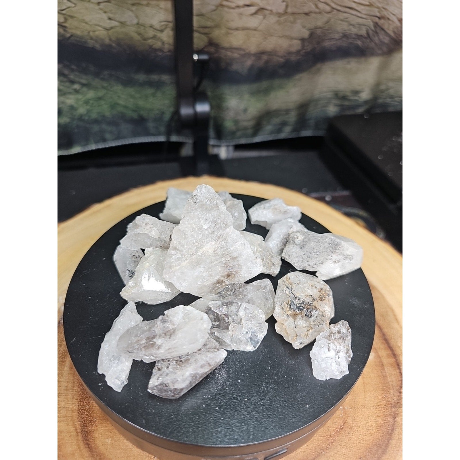 Natural Quartz Crystal pieces from Fonda, NY (aka Herkimer Diamond) 235grams by CrystalCloud Company
