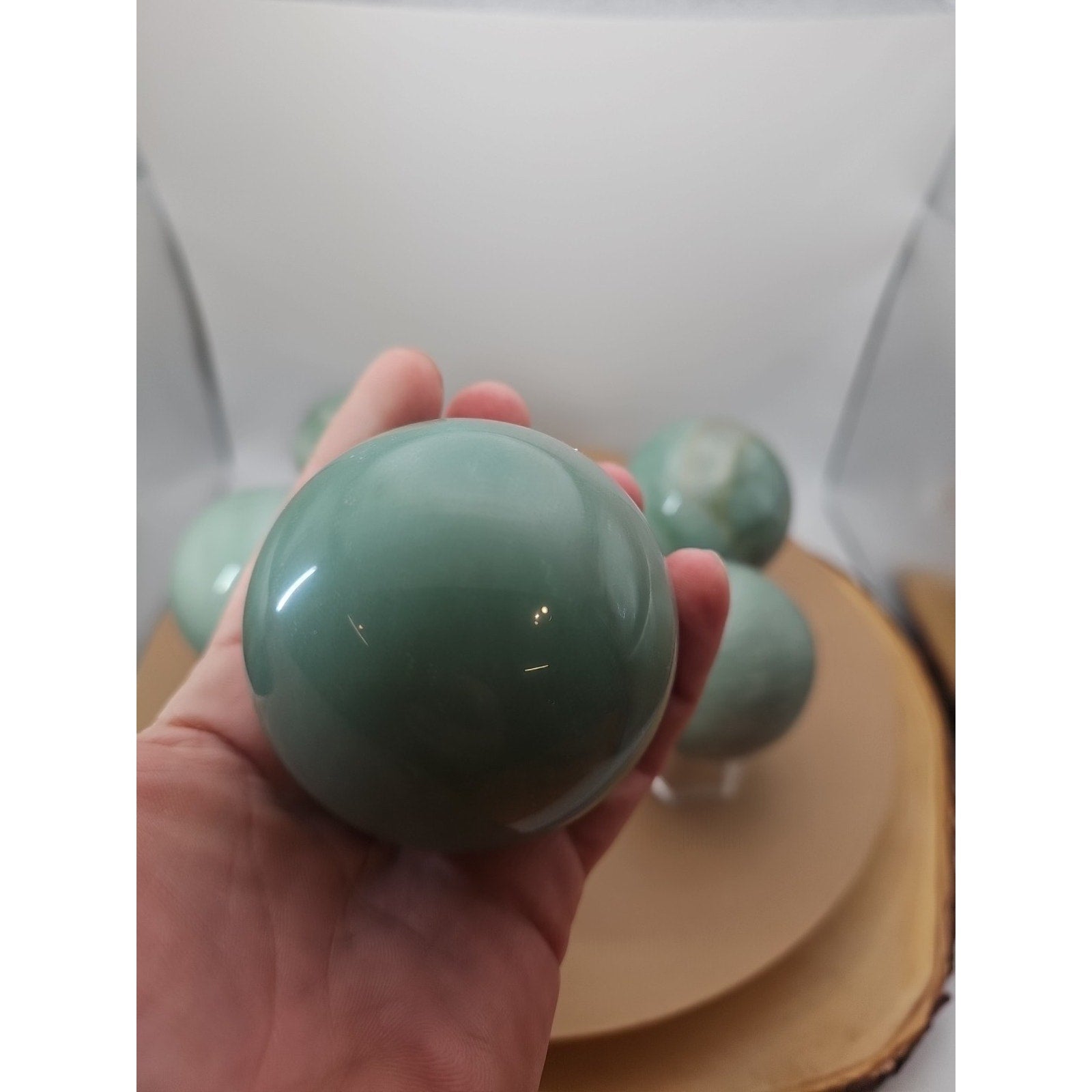 5.26LB 6Pcs A Set Of Natural Quartz Crystal Jasper Sphere Ball Polished Healing by CrystalCloud Company
