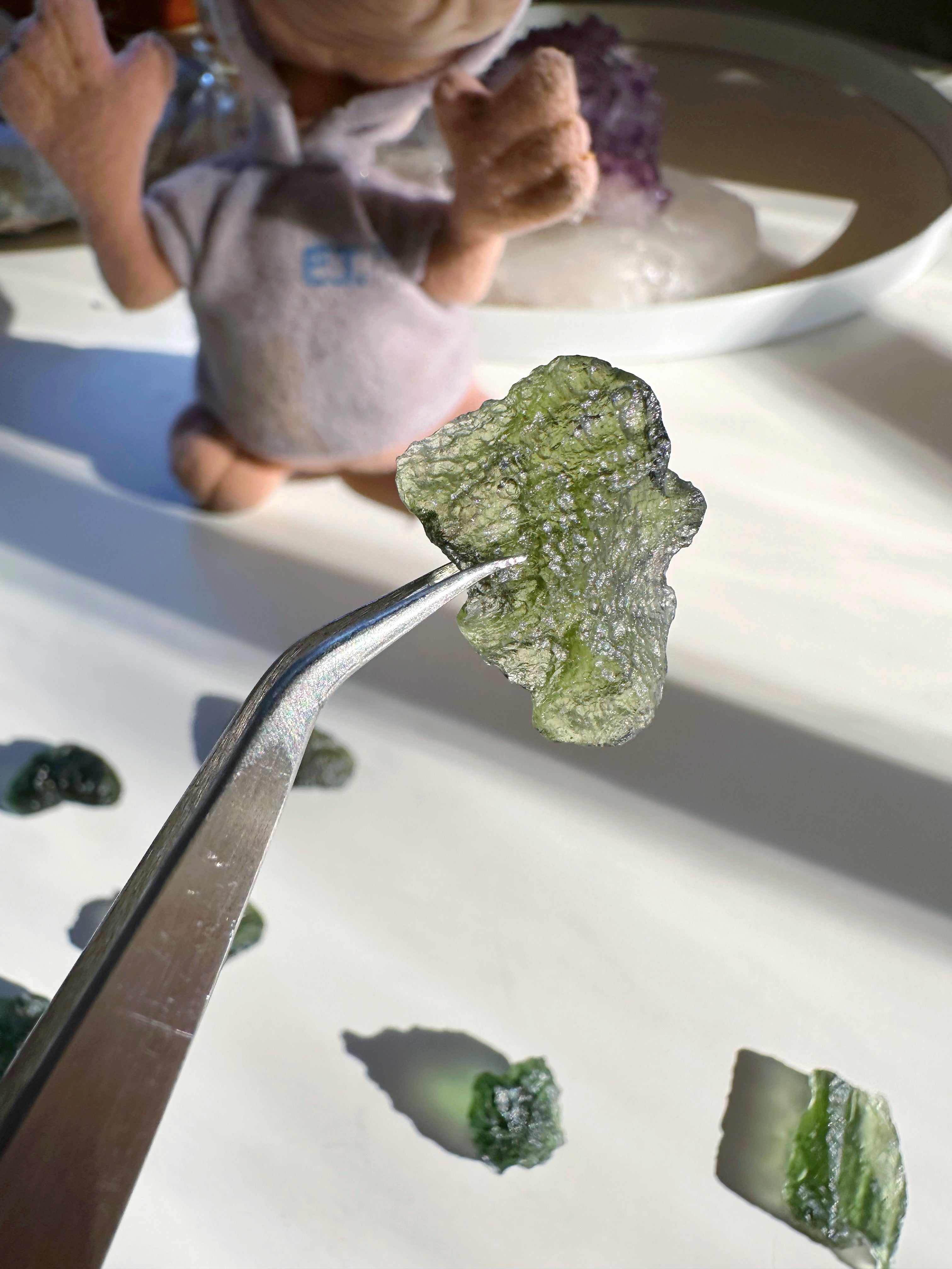 Chlum Moldavite #6 - AA