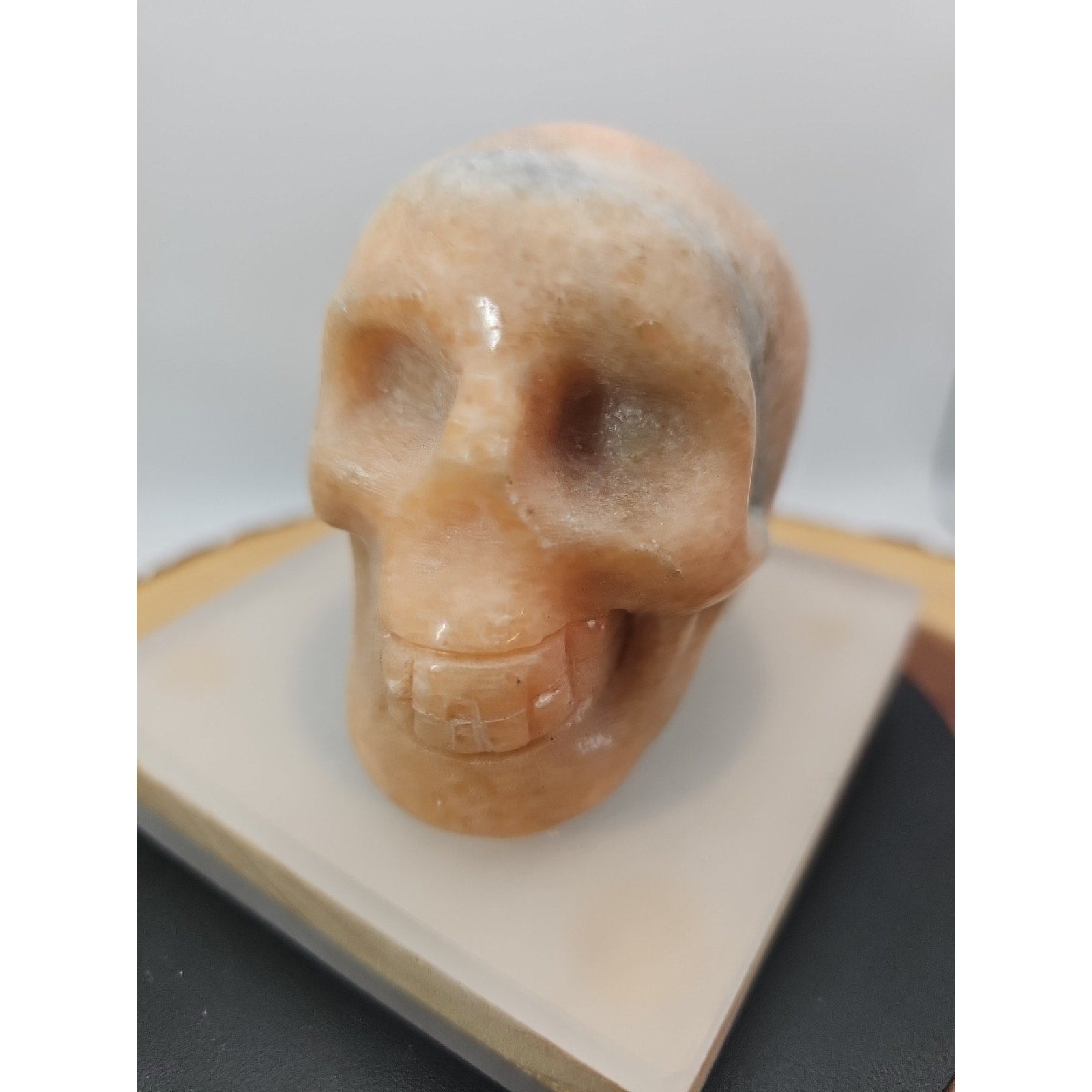1.24lb Natural Jasper Calcite Skulls Crystal Carving Mixed Stones Healing by CrystalCloud Company
