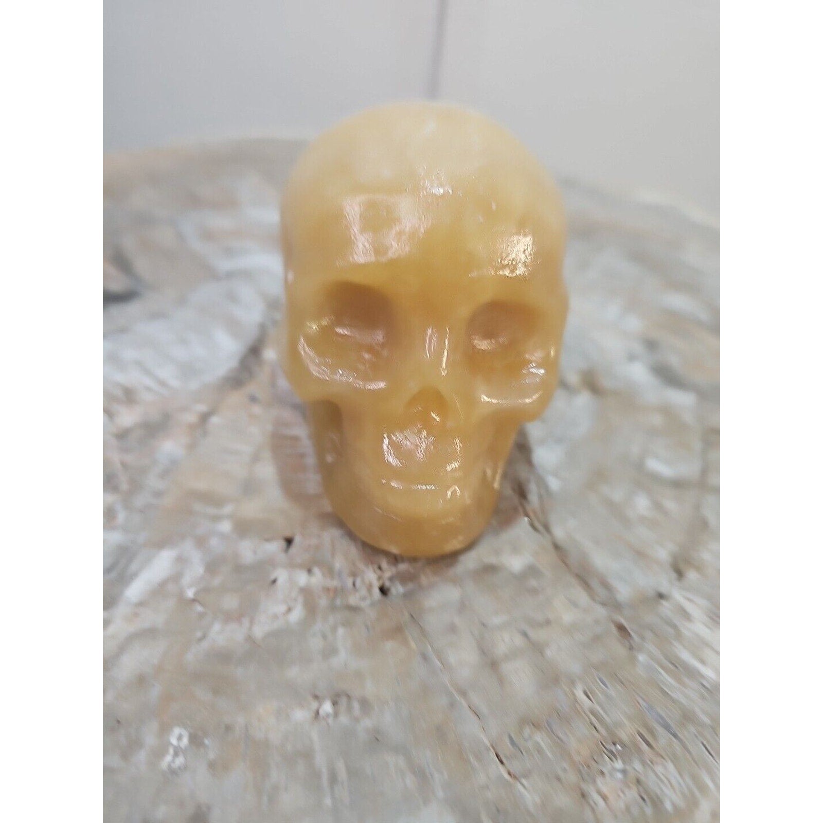 1.48 1Pcs Natural Jasper Calcite Skull Crystal Carving Stones Healing by CrystalCloud Company