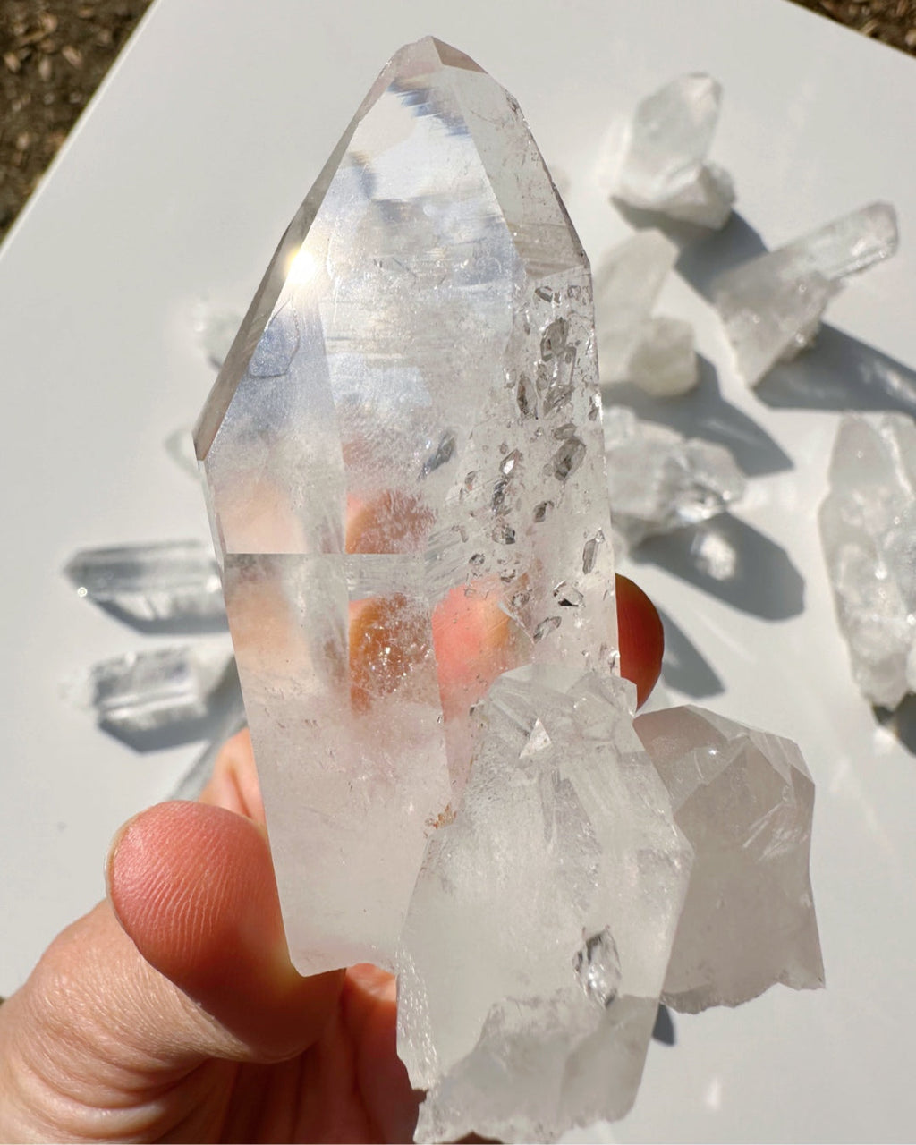 Arkansas Quartz Point A - Super Clear
