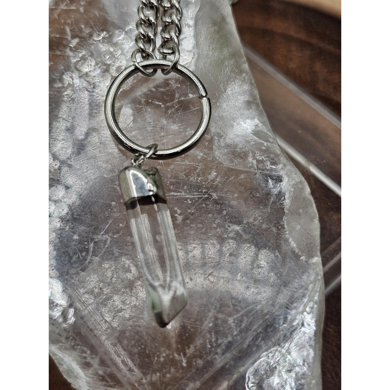 Quartz Point pendant necklace by CrystalCloud Company
