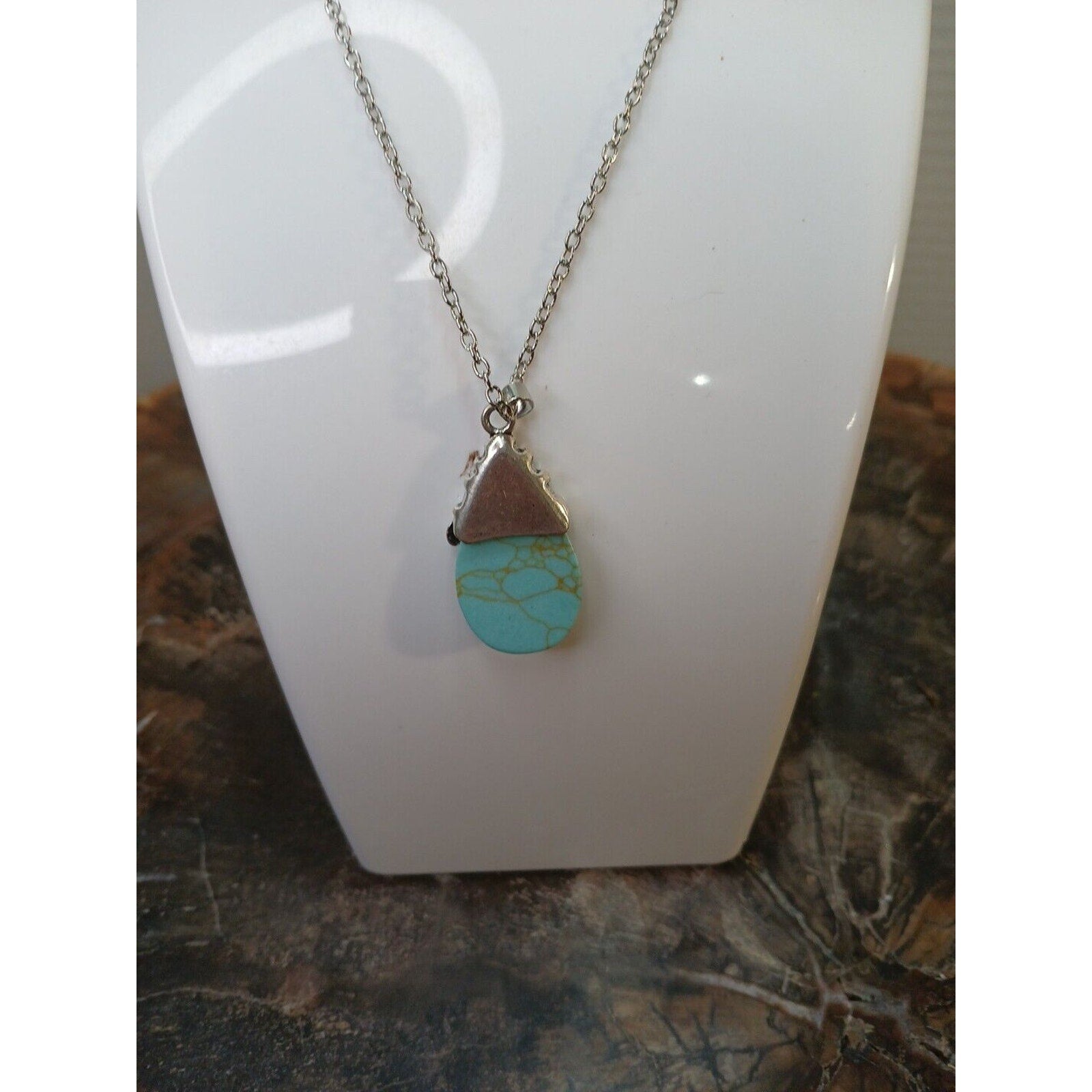 NATURAL STONE NECKLACE by CrystalCloudCompany