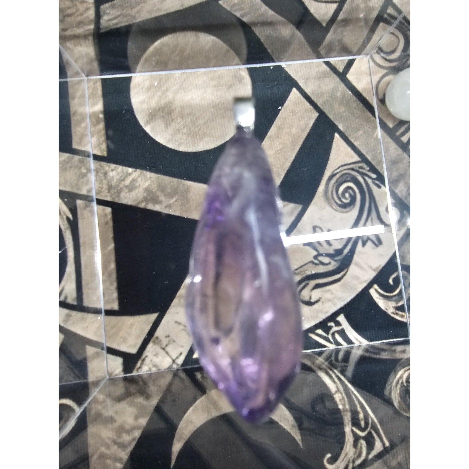 Amethyst Crystal Necklace by CrystalCloud Company
