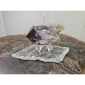 Amethyst Crystal Point with Selenite Base — 209g, Brazil | CrystalCloud Company by CrystalCloud Company
