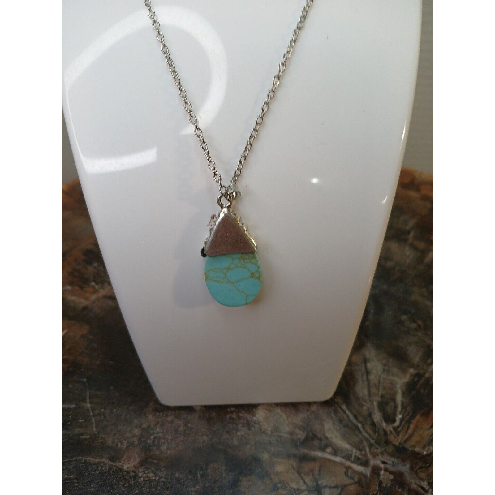 NATURAL STONE NECKLACE by CrystalCloudCompany