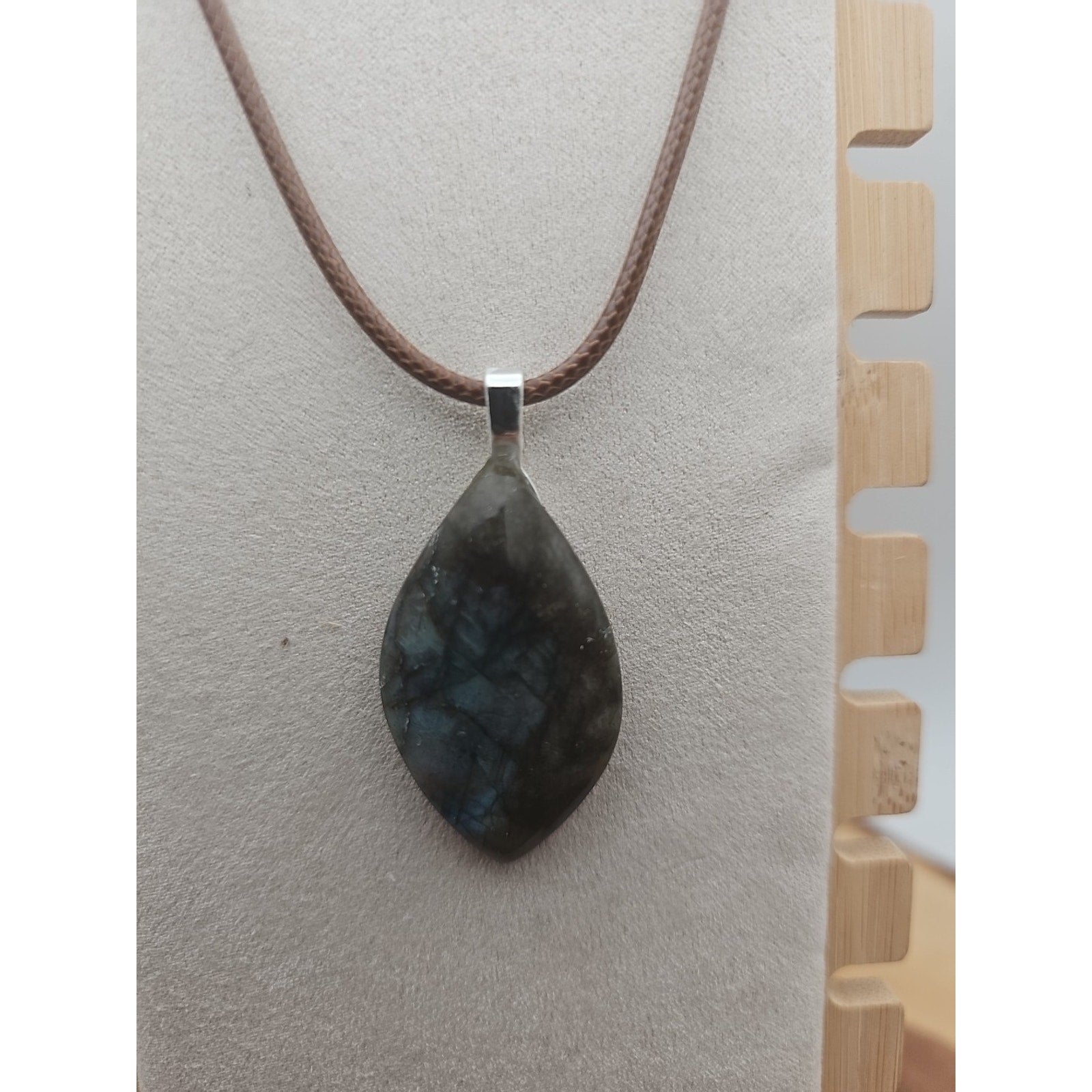 Labradorite Crystal Pendant 1 Each by CrystalCloud Company