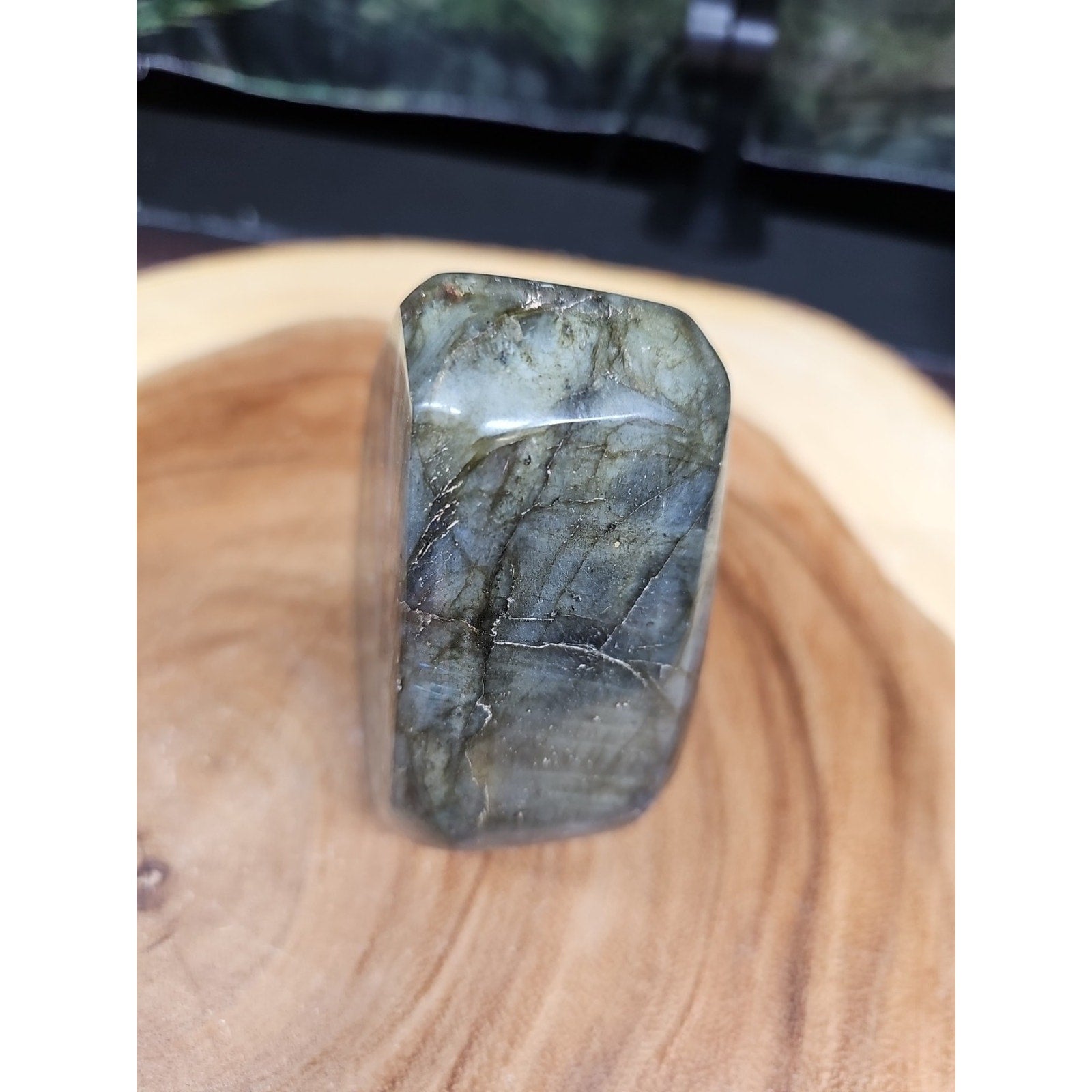 1.48LB 1Pcs Natural Rainbow Labradorite Crystal Spectrolite Stone by CrystalCloud Company