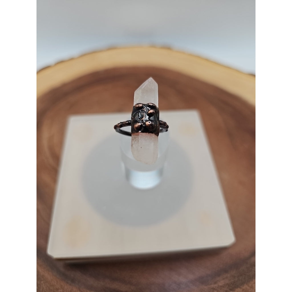 Adjustable Quartz Crystal Ring by CrystalCloud Company