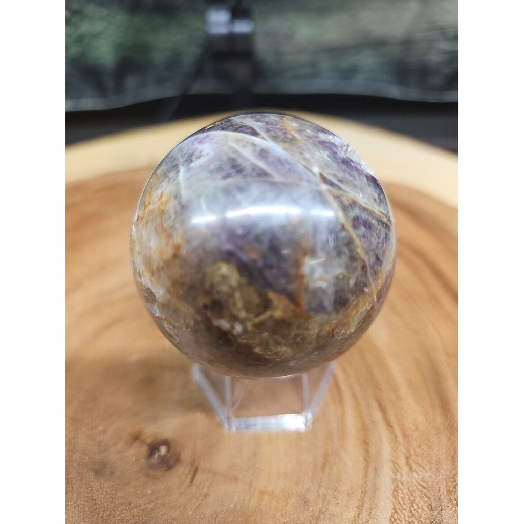 Chevron Amethyst. .66lbs 56mm. W/Stand by CrystalCloud Company