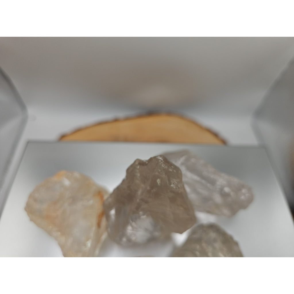 Quartz Crystal Clusters 1.48lbs 5pcs From Madagascar by CrystalCloud Company